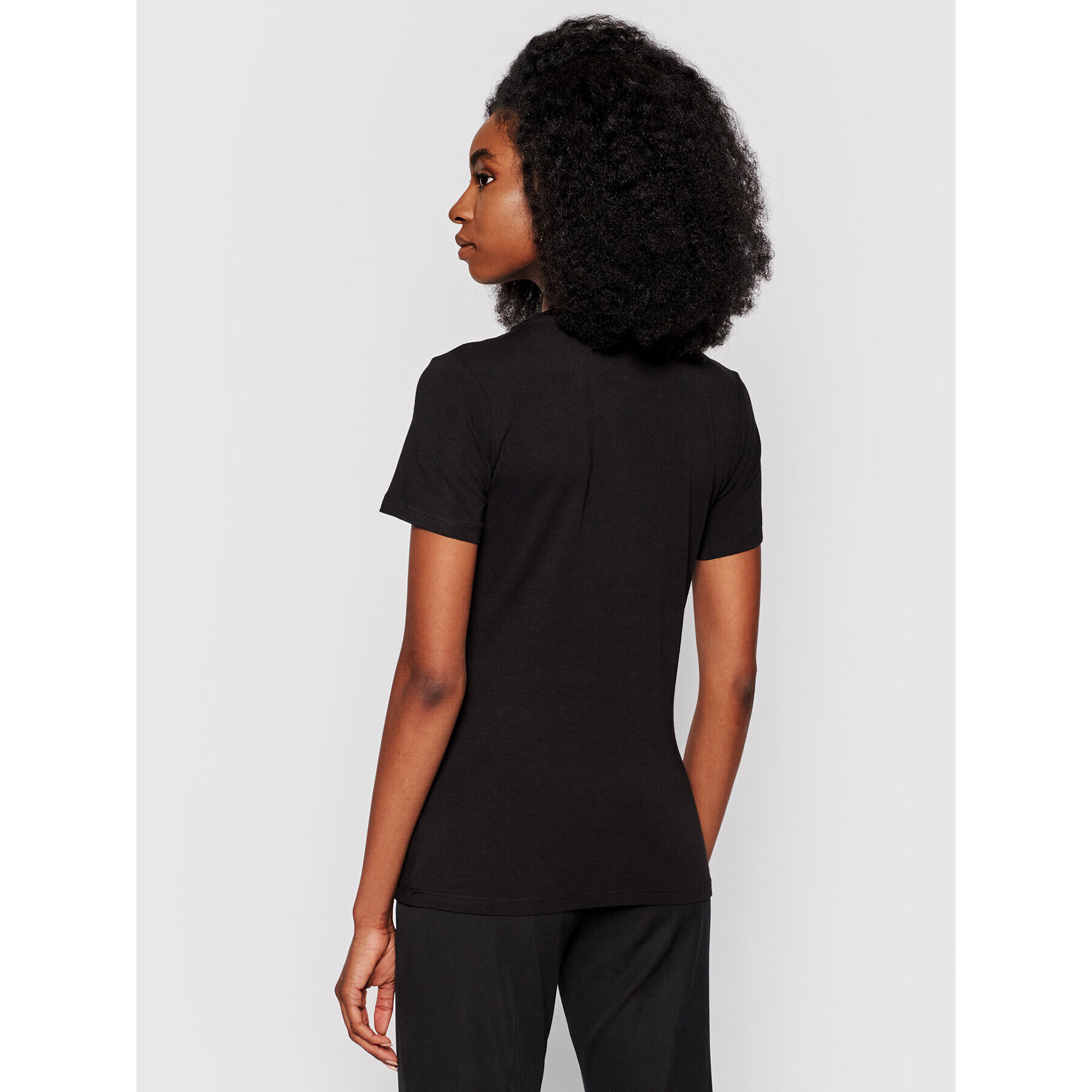 Trussardi Тишърт 56T00382 Черен Slim Fit - Pepit.bg