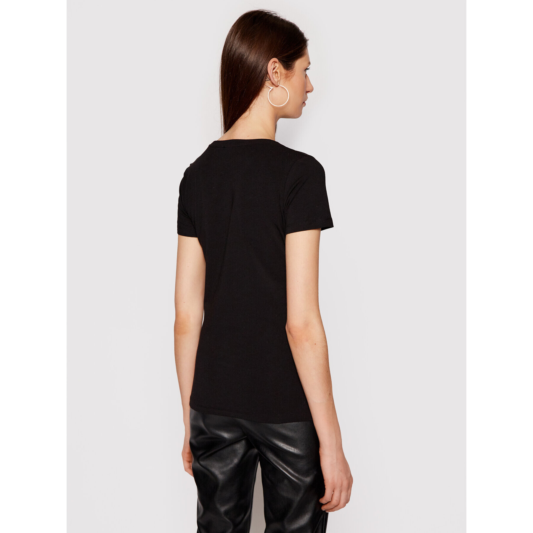 Trussardi Тишърт 56T00384 Черен Slim Fit - Pepit.bg