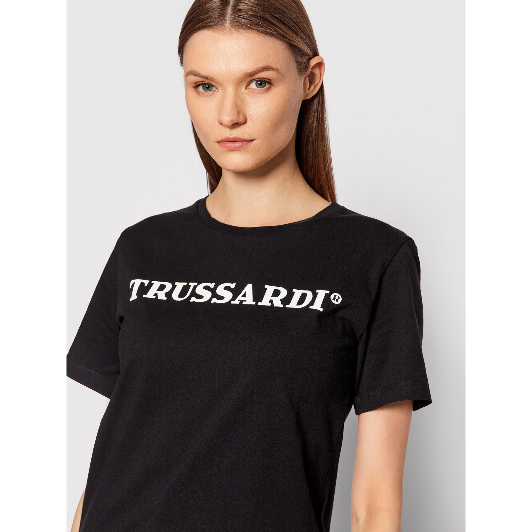 Trussardi Тишърт 56T00474 Черен Regular Fit - Pepit.bg