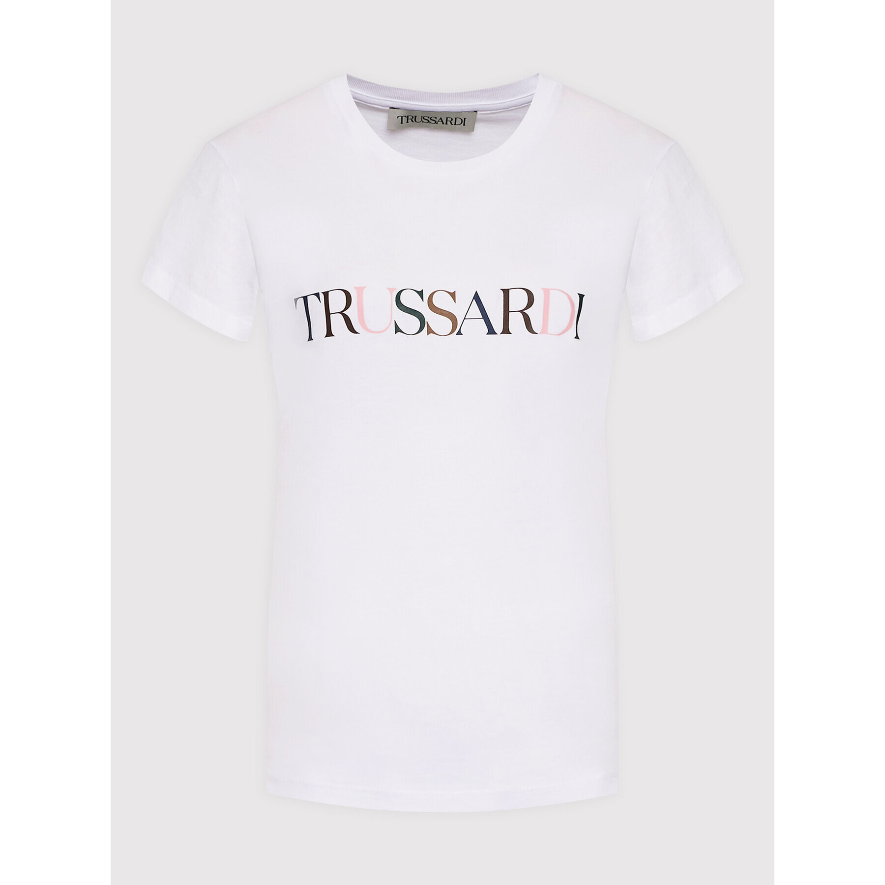 Trussardi Тишърт 56T00507 Бял Regular Fit - Pepit.bg