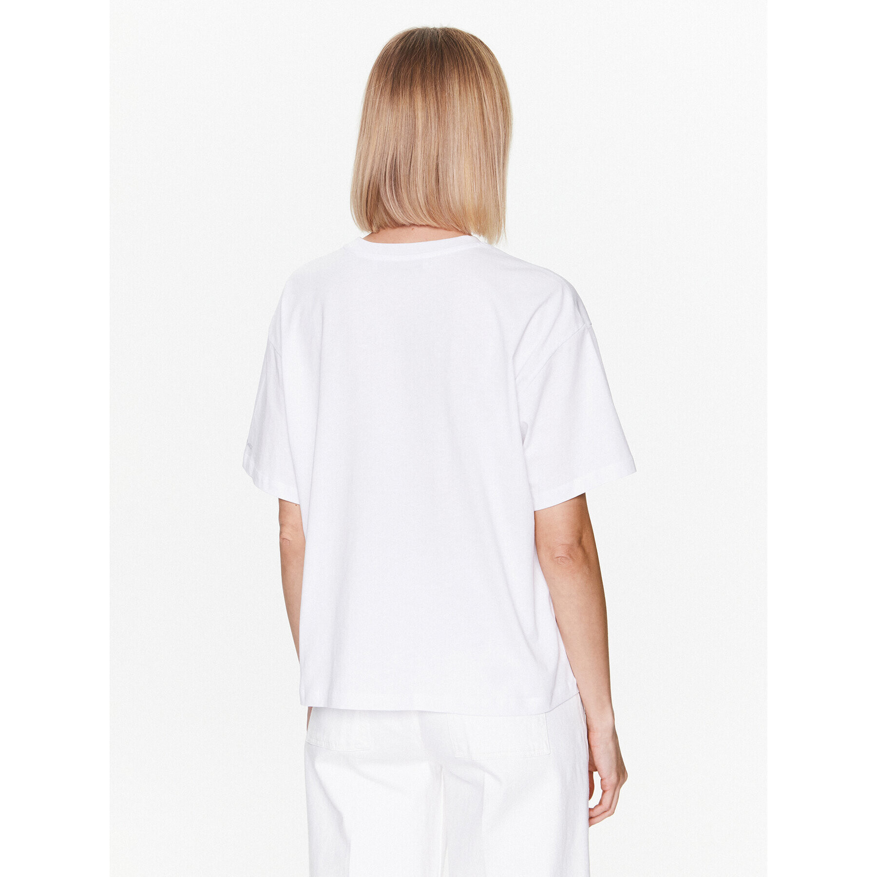 Trussardi Тишърт 56T00561 Бял Regular Fit - Pepit.bg