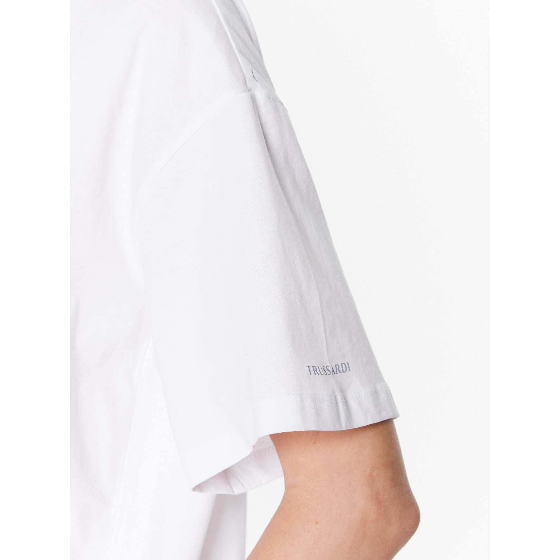 Trussardi Тишърт 56T00561 Бял Regular Fit - Pepit.bg