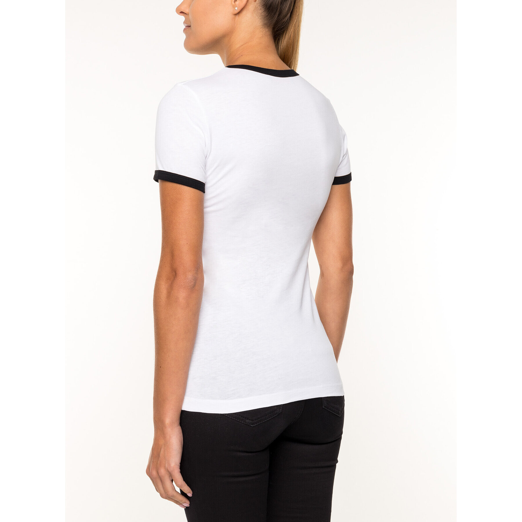 Trussardi Тишърт Cotton 56T00184 Бял Slim Fit - Pepit.bg