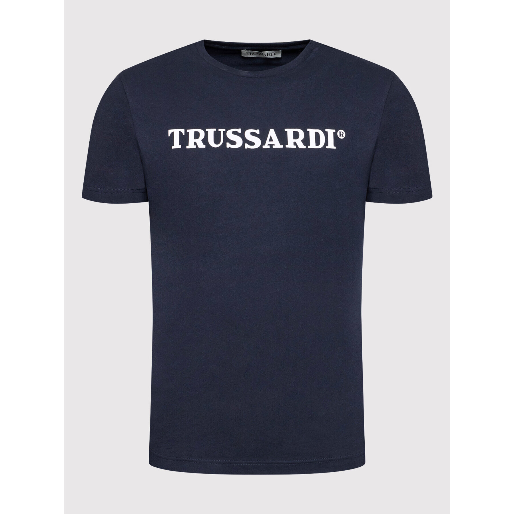 Trussardi Тишърт Logo 52T00589 Тъмносин Regular Fit - Pepit.bg