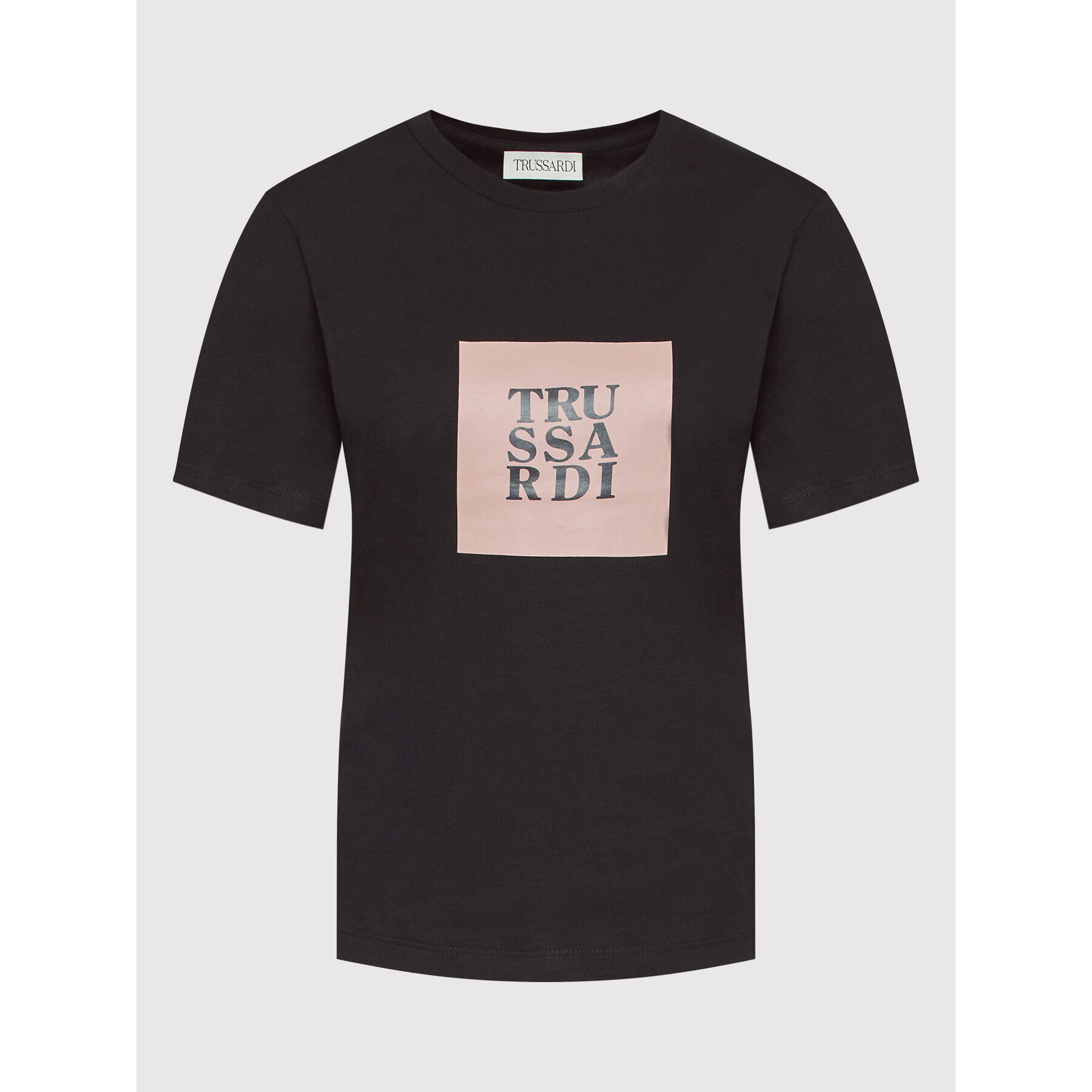 Trussardi Тишърт Logo 56T00505 Черен Regular Fit - Pepit.bg