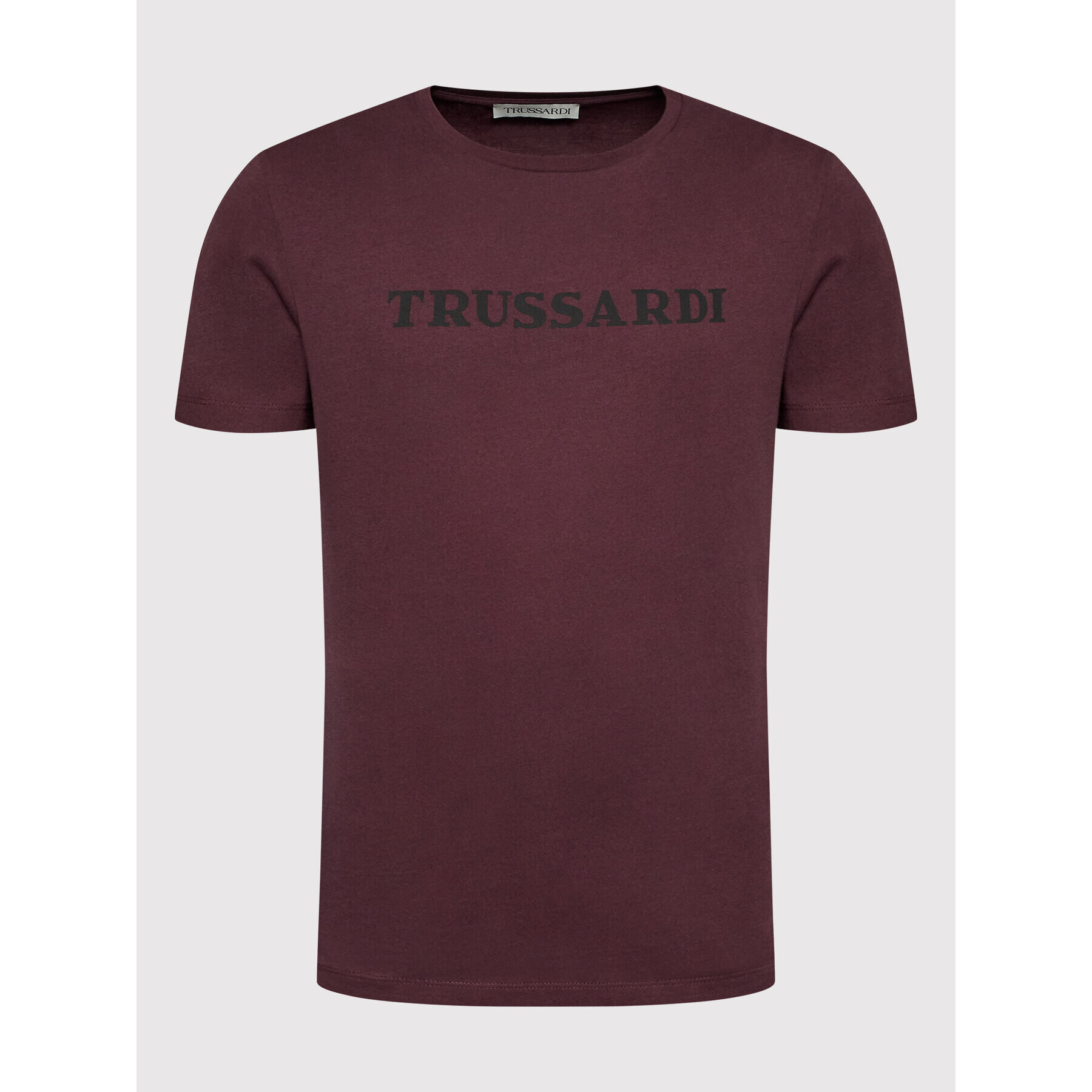 Trussardi Тишърт Logo Print 52T00629 Виолетов Regular Fit - Pepit.bg