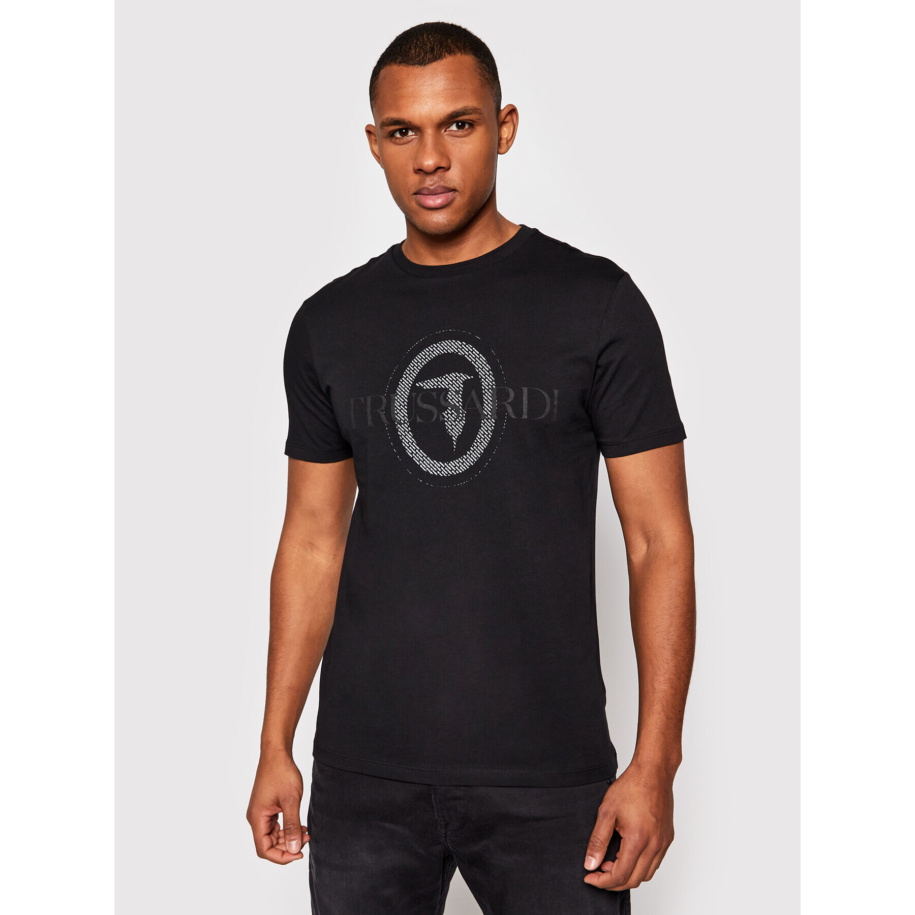 Trussardi Тишърт Pure 52T00507 Черен Regular Fit - Pepit.bg