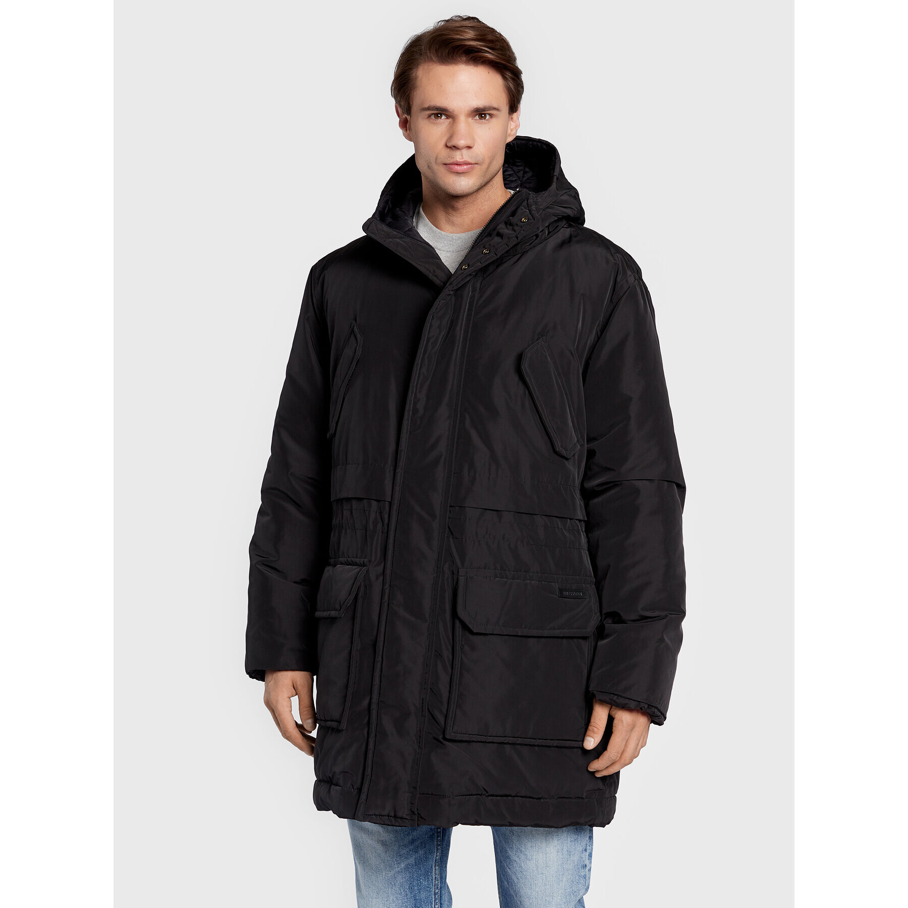 Trussardi Зимно яке 52S00745 Черен Regular Fit - Pepit.bg
