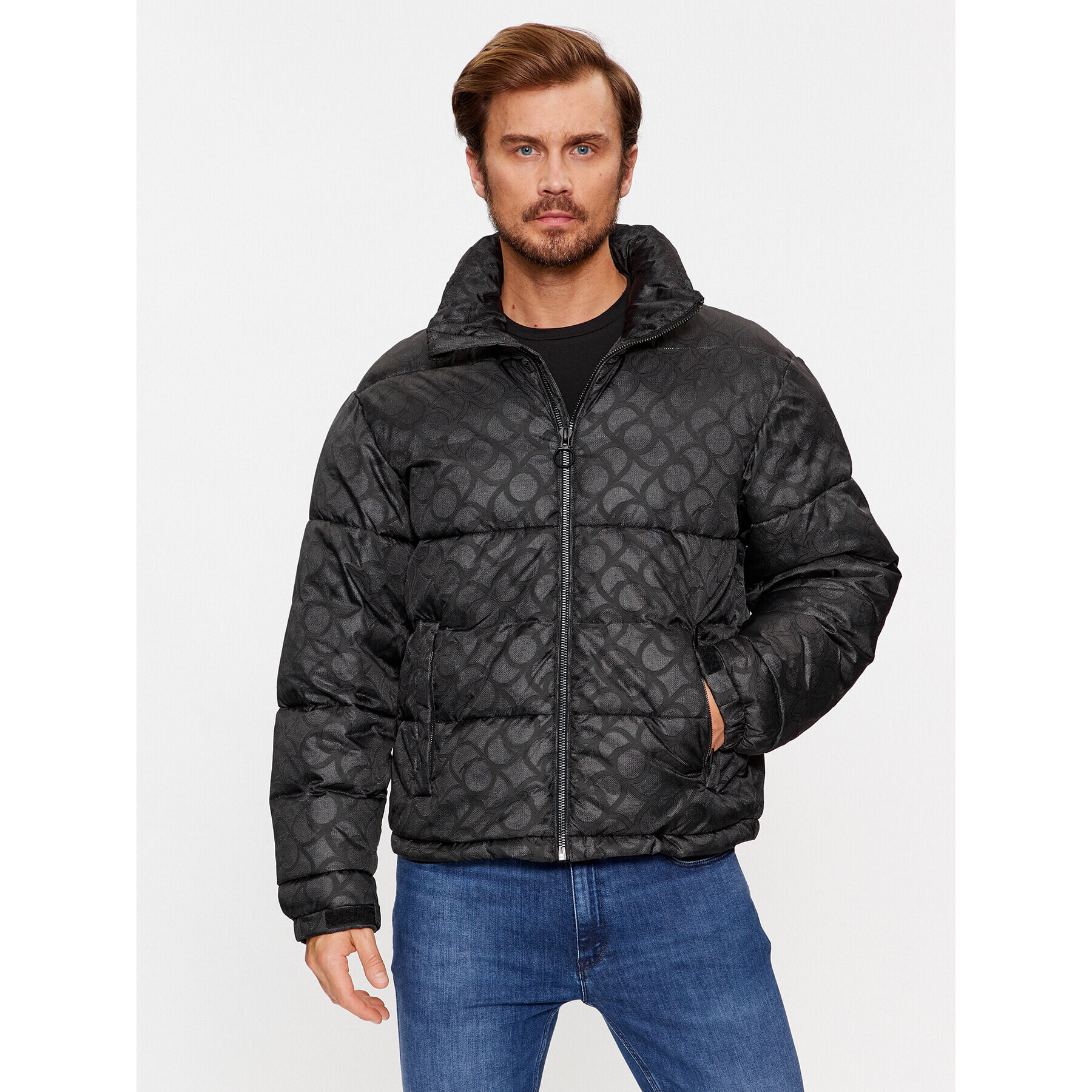 Trussardi Зимно яке 52S00944 Черен Regular Fit - Pepit.bg