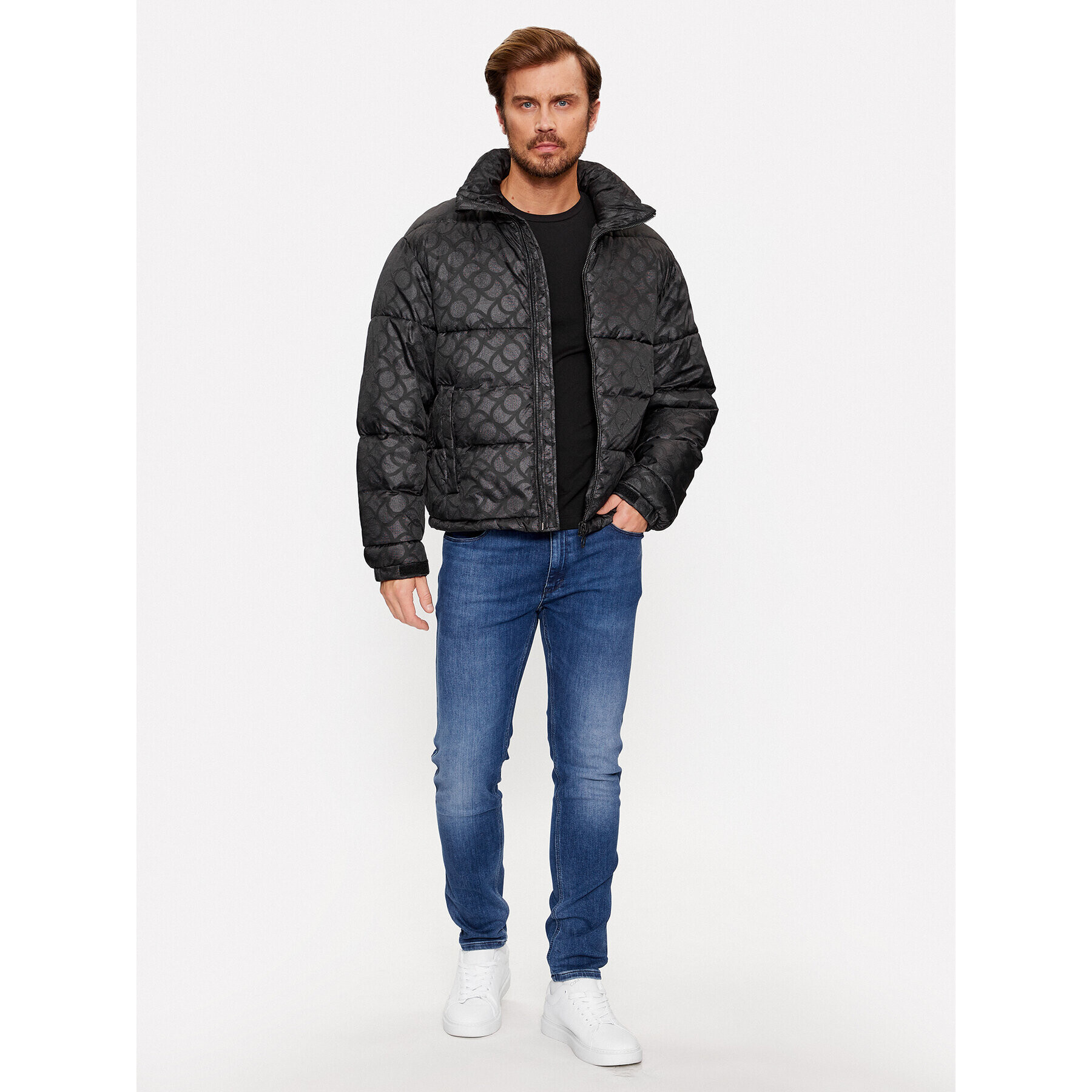 Trussardi Зимно яке 52S00944 Черен Regular Fit - Pepit.bg