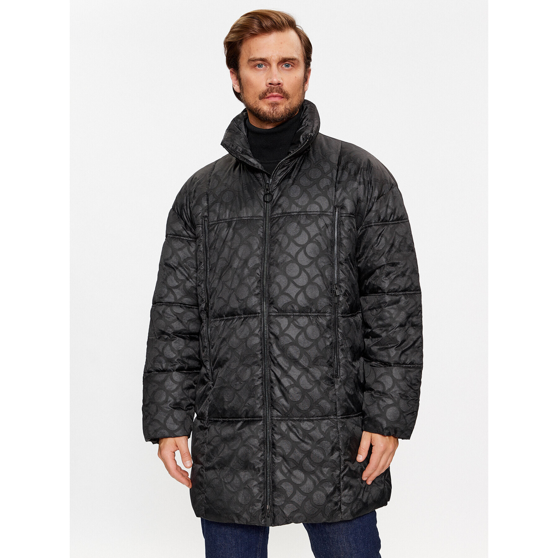 Trussardi Зимно яке 52S00945 Черен Regular Fit - Pepit.bg