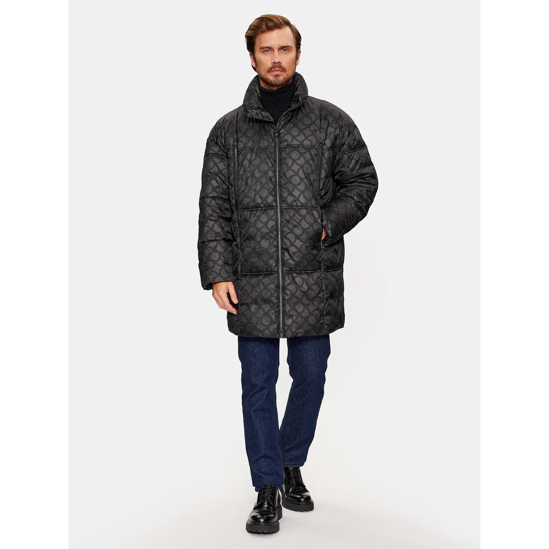 Trussardi Зимно яке 52S00945 Черен Regular Fit - Pepit.bg