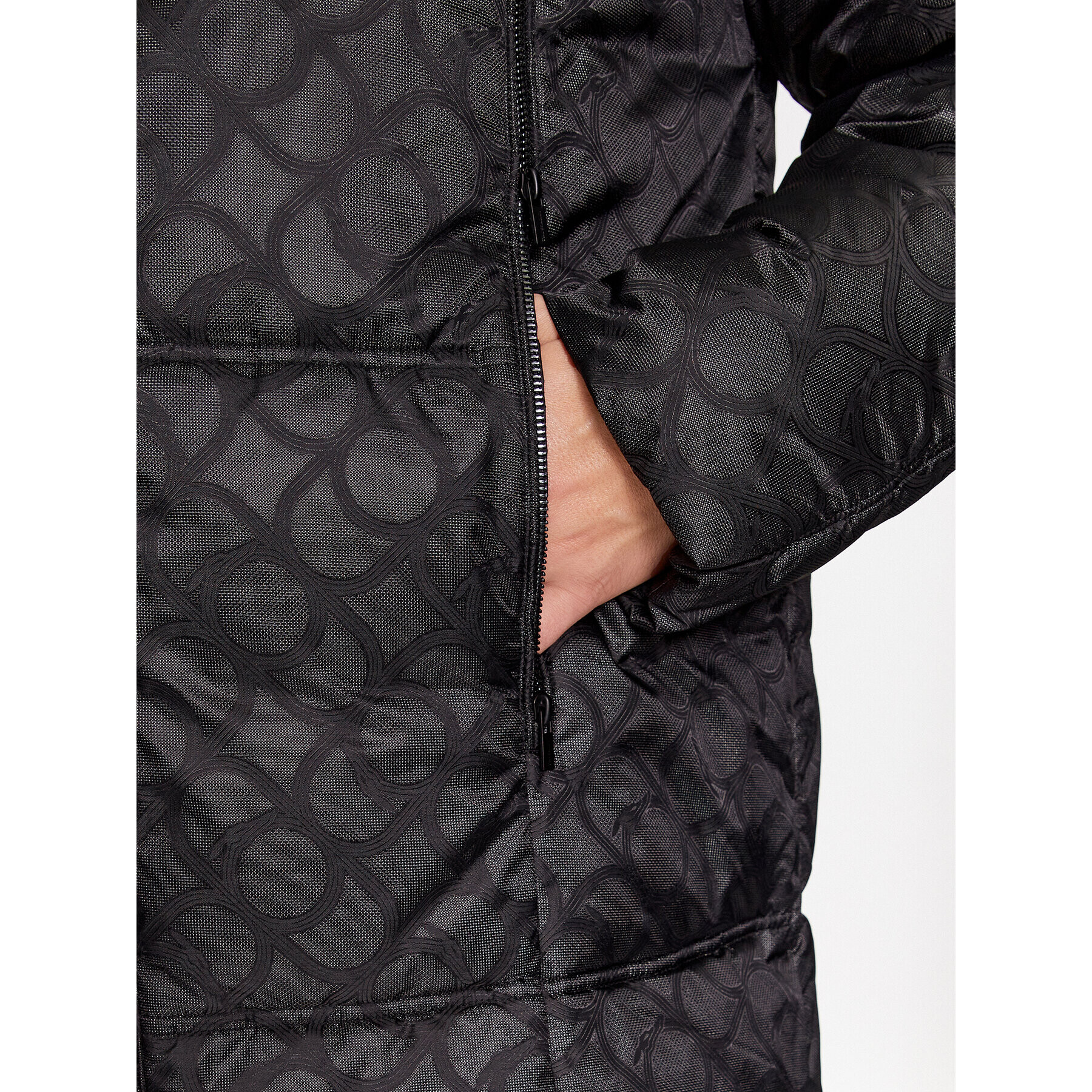Trussardi Зимно яке 52S00945 Черен Regular Fit - Pepit.bg
