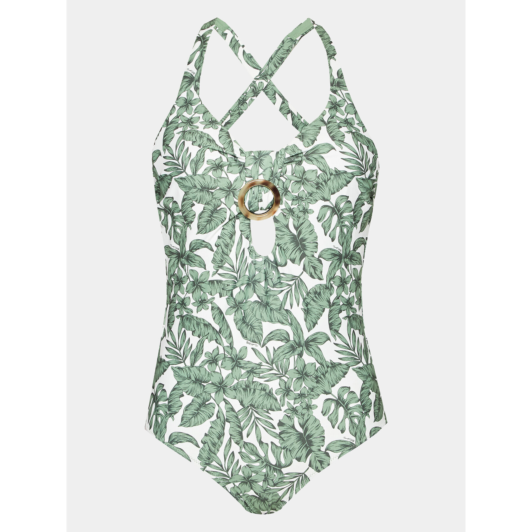 TWINSET Бански костюм 231LMMB00 Зелен - Pepit.bg