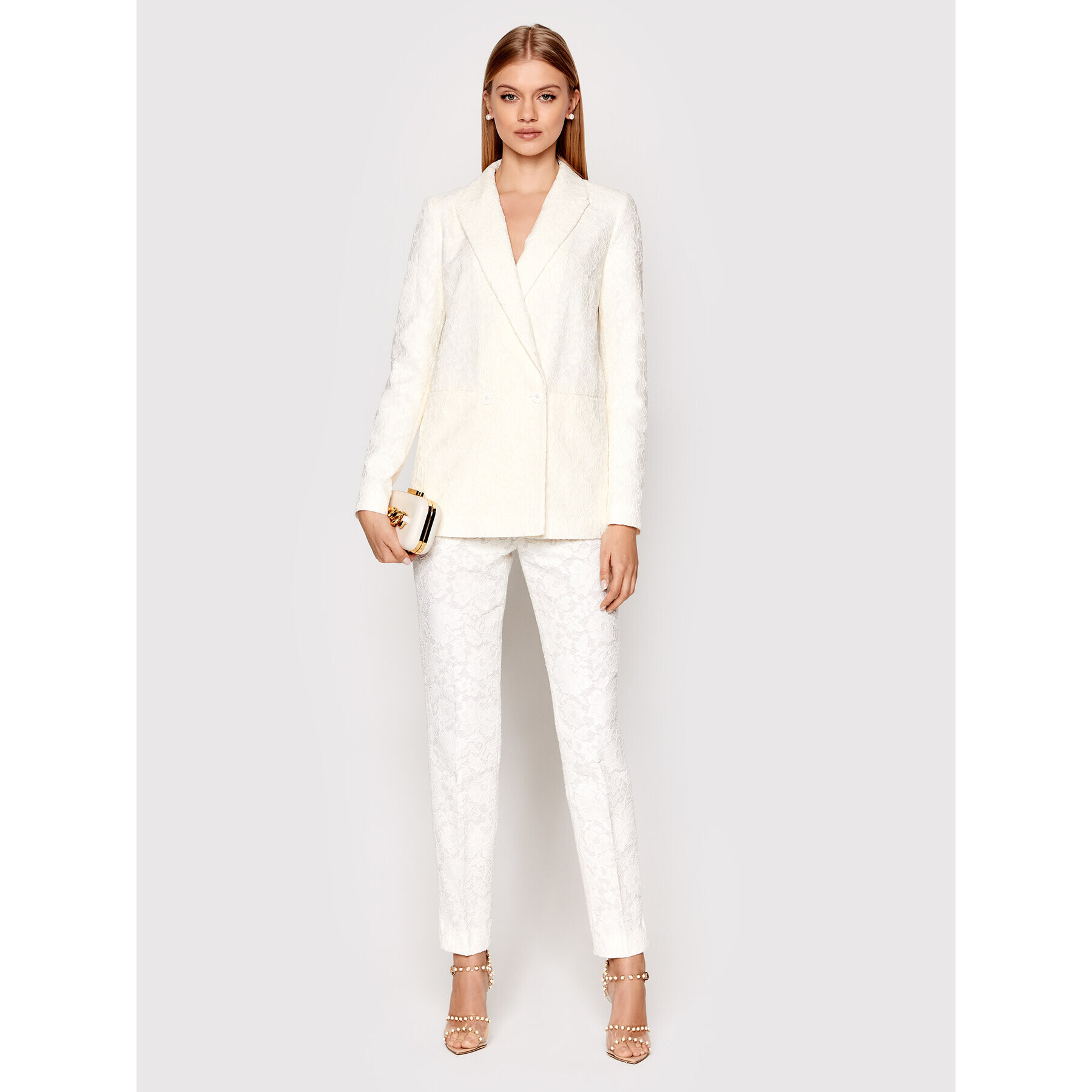 TWINSET Сако 221TP2033 Бежов Regular Fit - Pepit.bg