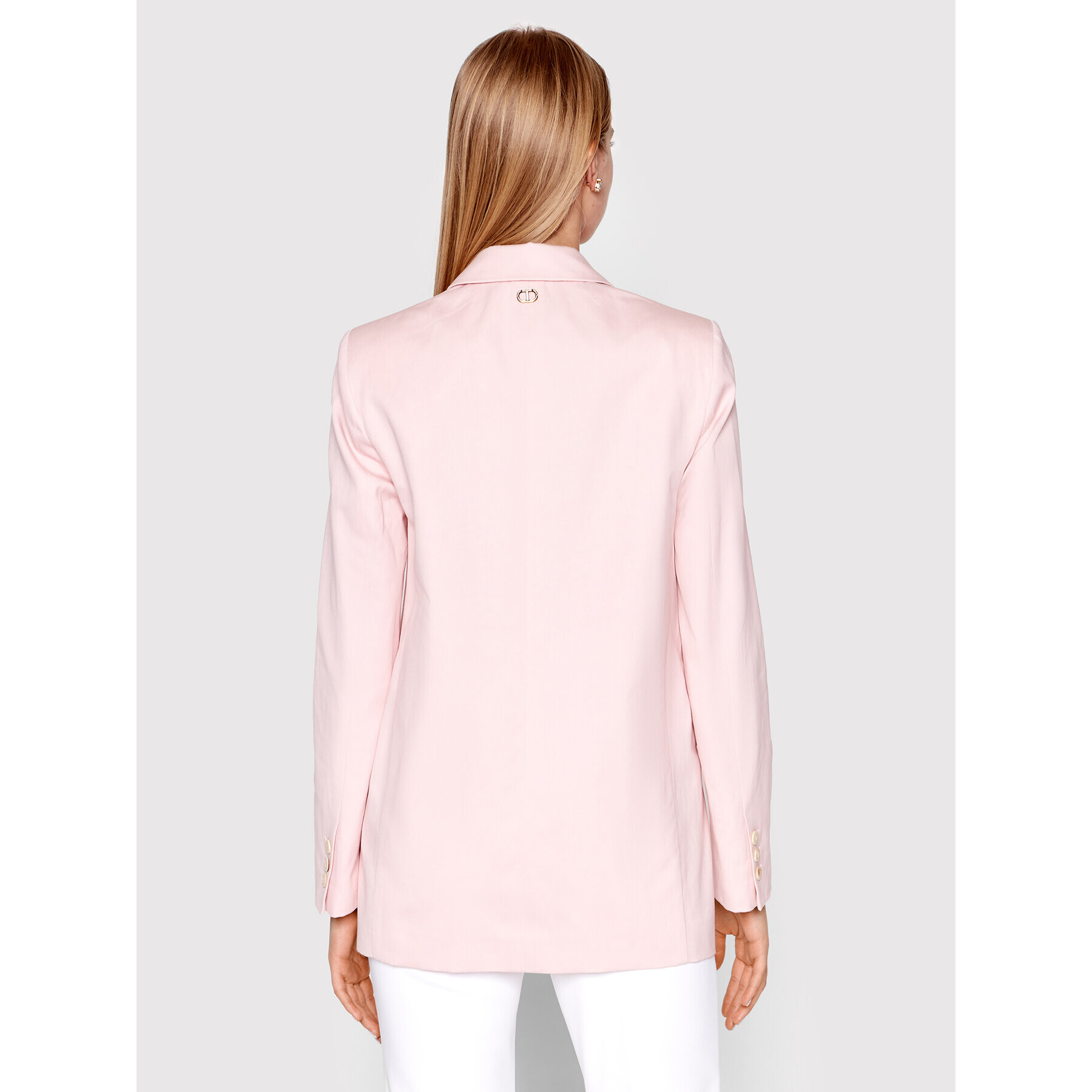 TWINSET Сако 221TP2651 Розов Regular Fit - Pepit.bg