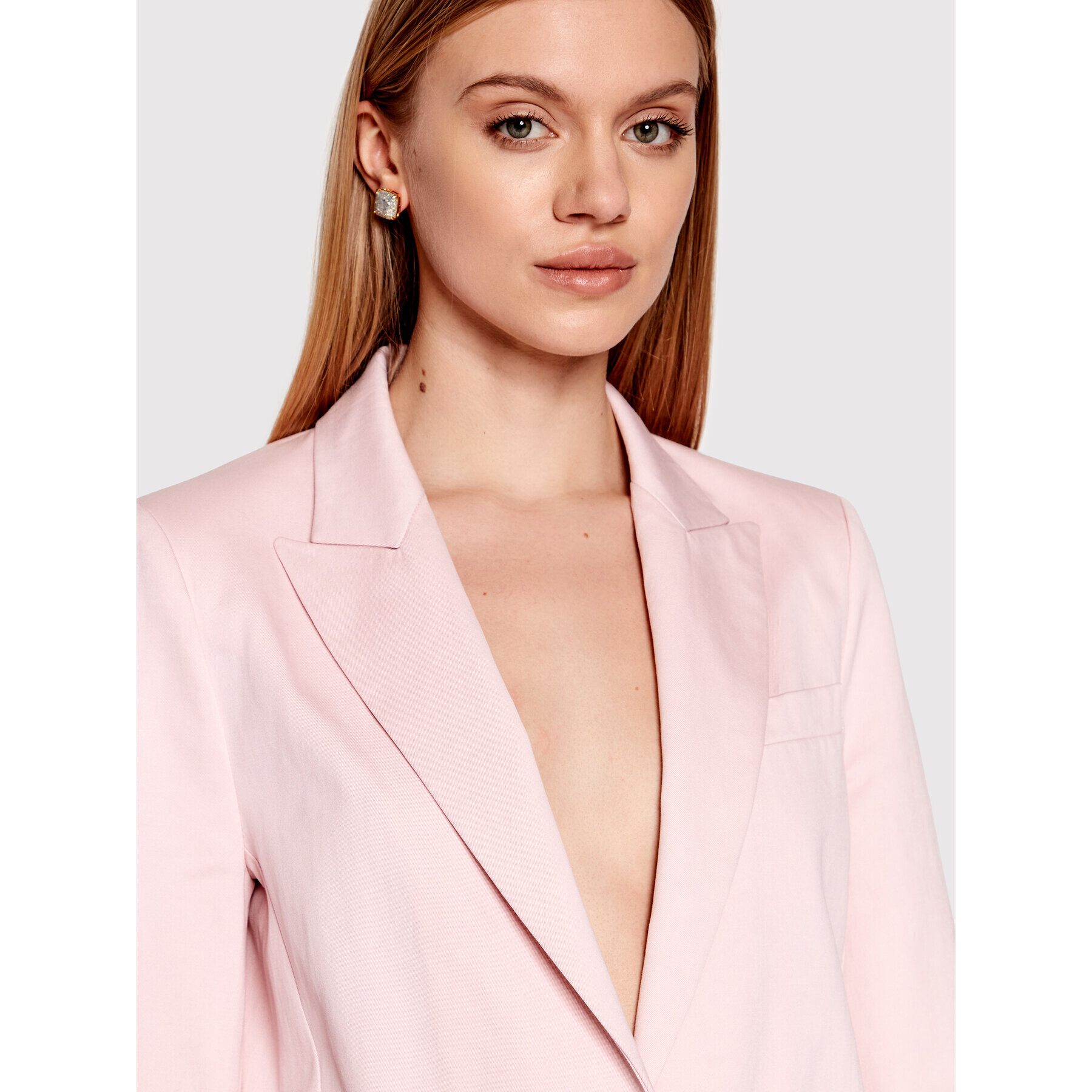 TWINSET Сако 221TP2651 Розов Regular Fit - Pepit.bg