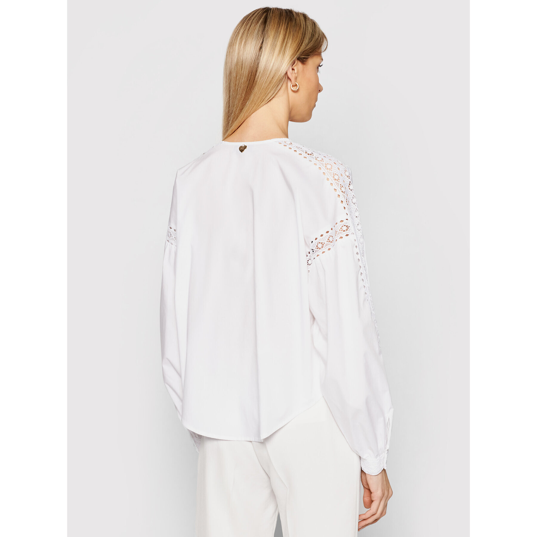 TWINSET Блуза 211TT2463 Бял Relaxed Fit - Pepit.bg
