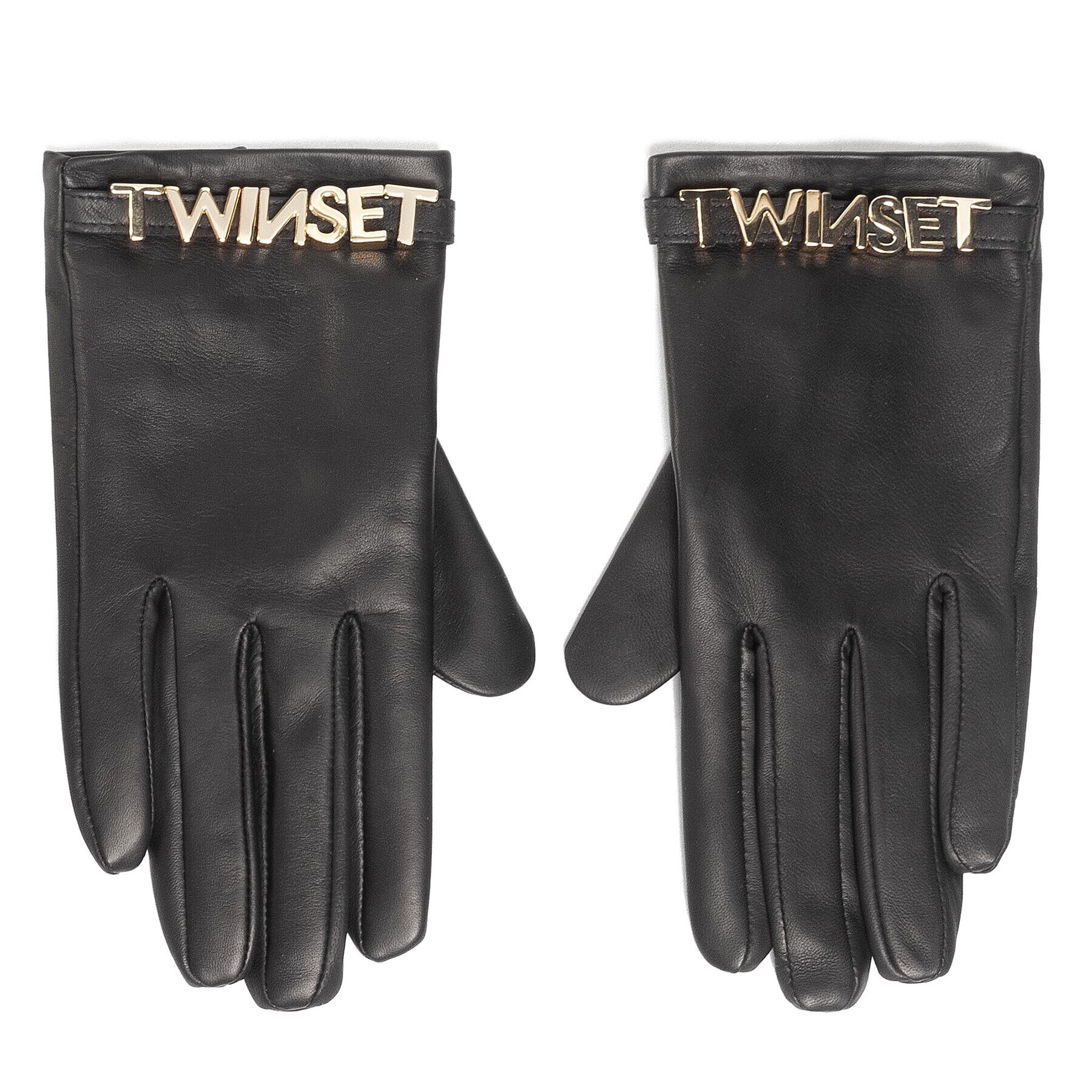 TWINSET Дамски ръкавици 202TA4353 Черен - Pepit.bg
