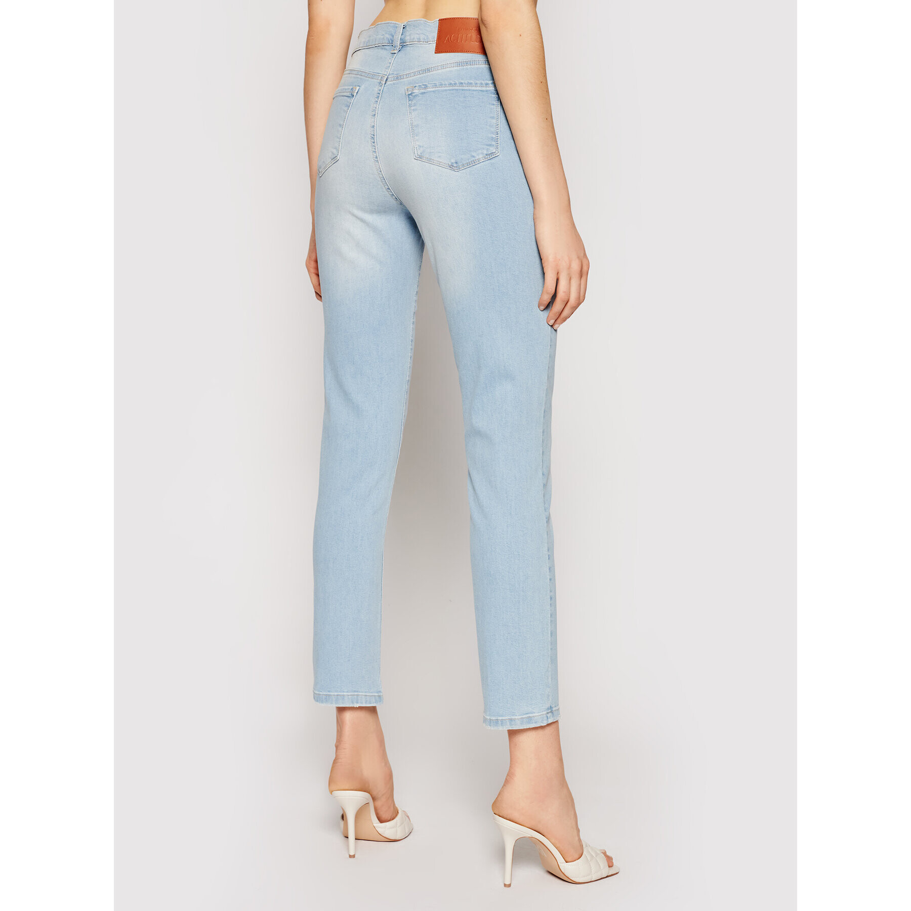 TWINSET Дънки 211MT2640 Син Boyfriend Fit - Pepit.bg