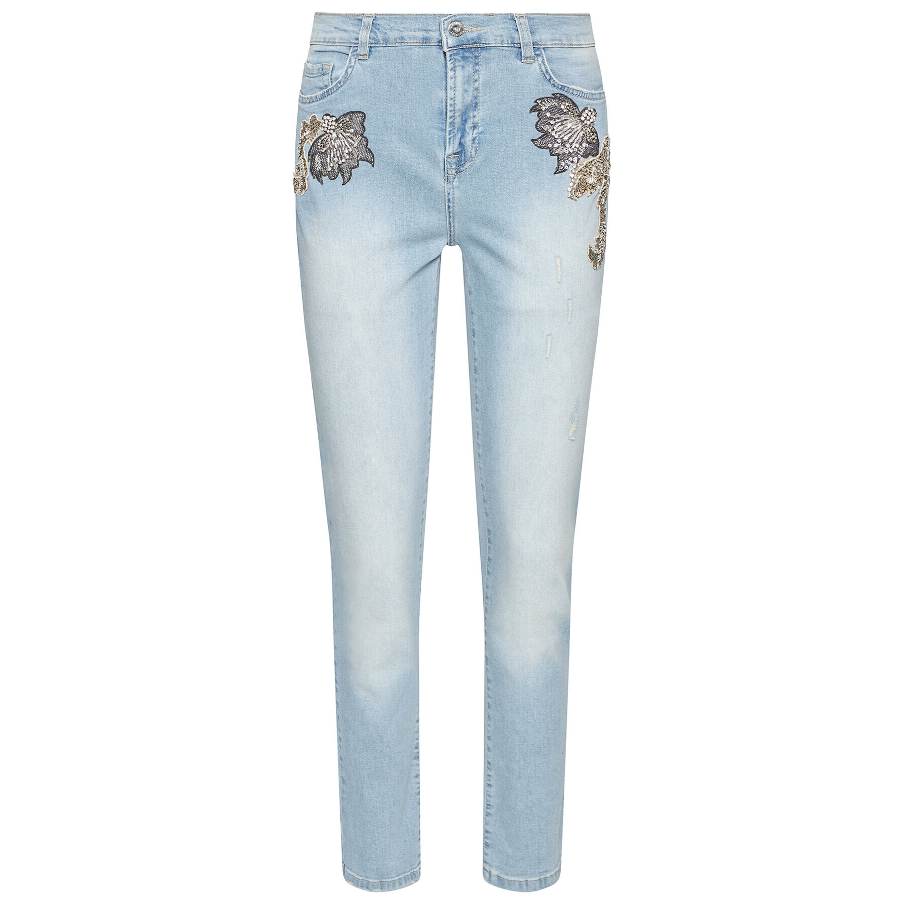 TWINSET Дънки 211MT2640 Син Boyfriend Fit - Pepit.bg