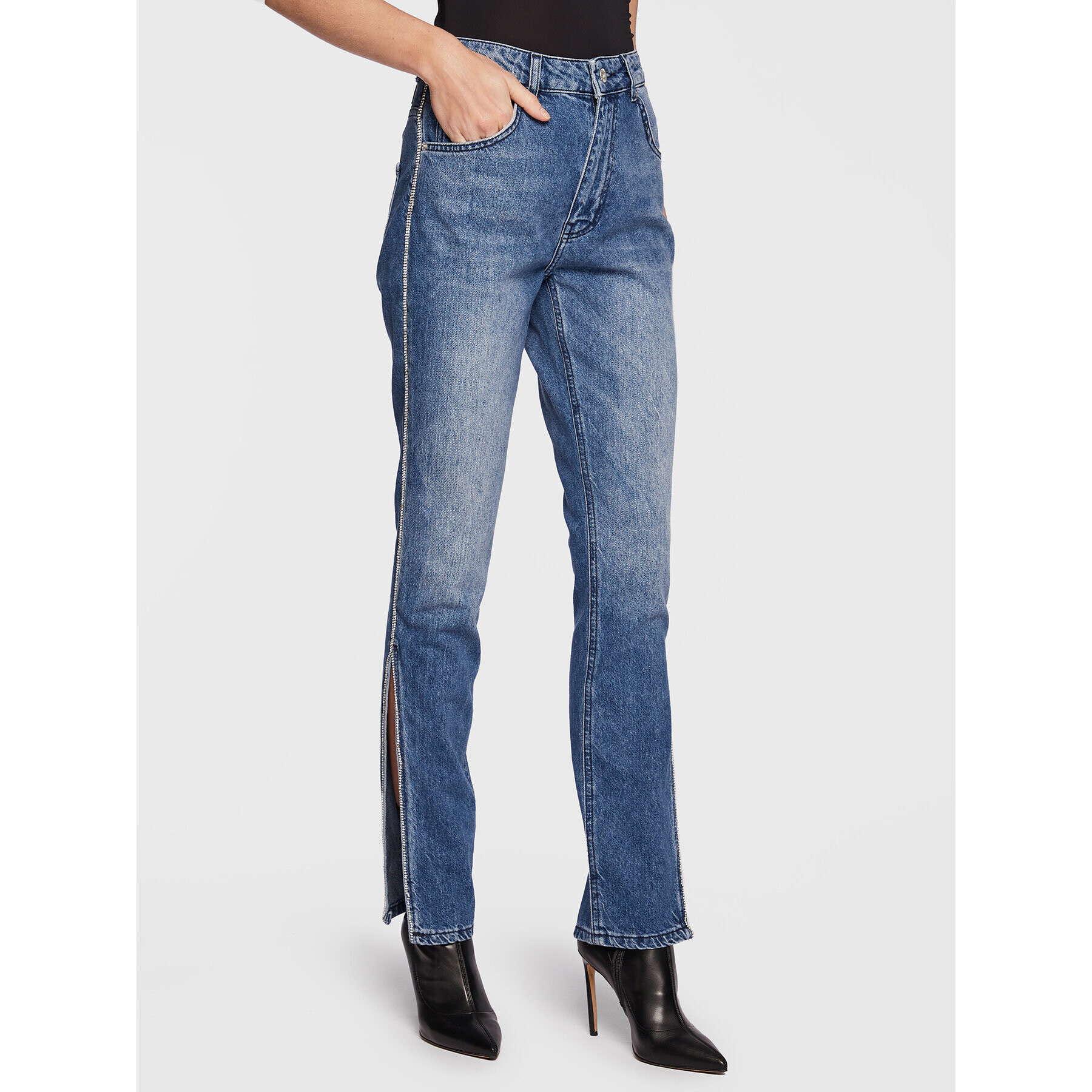 TWINSET Дънки 222AP2273 Син Slim Fit - Pepit.bg