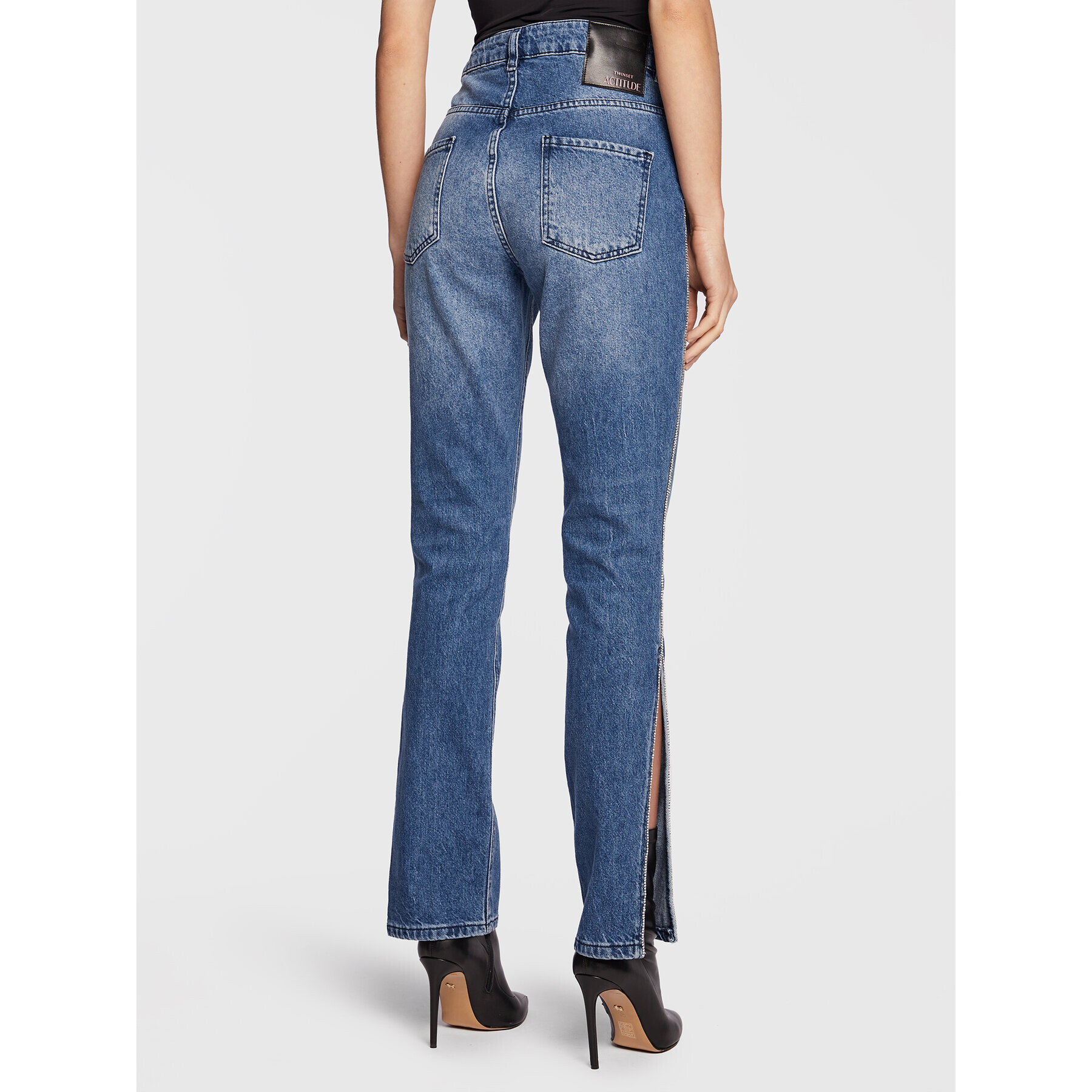 TWINSET Дънки 222AP2273 Син Slim Fit - Pepit.bg