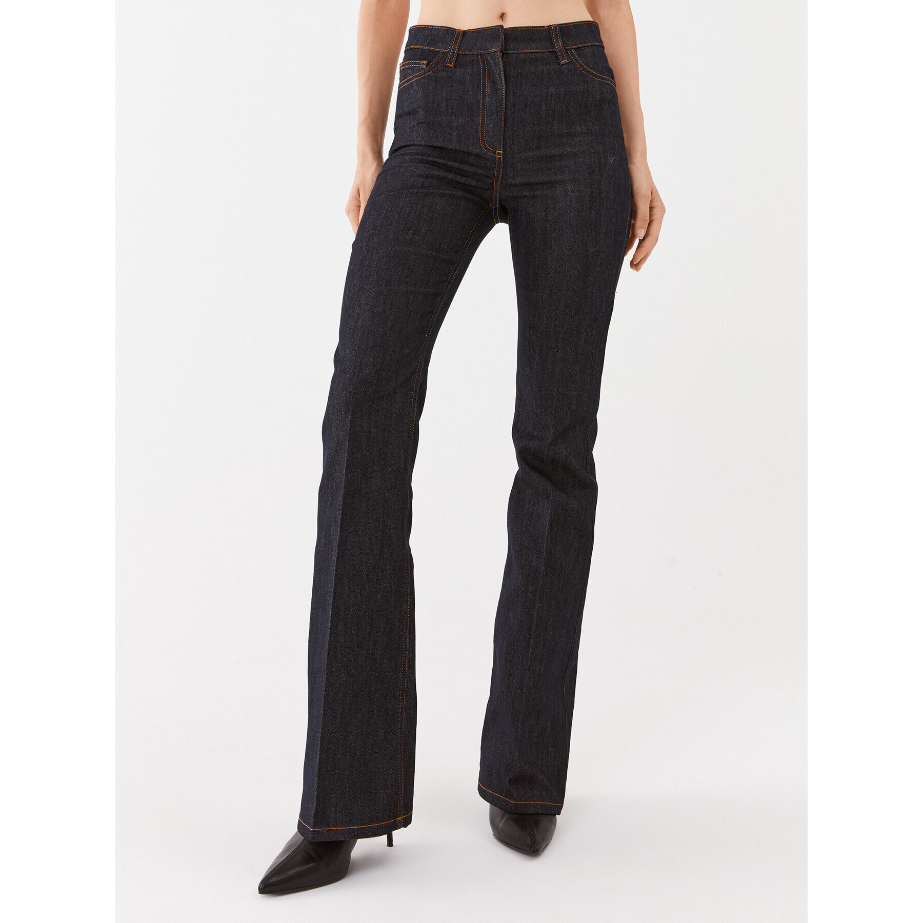 TWINSET Дънки 232TP2391 Тъмносин Regular Fit - Pepit.bg