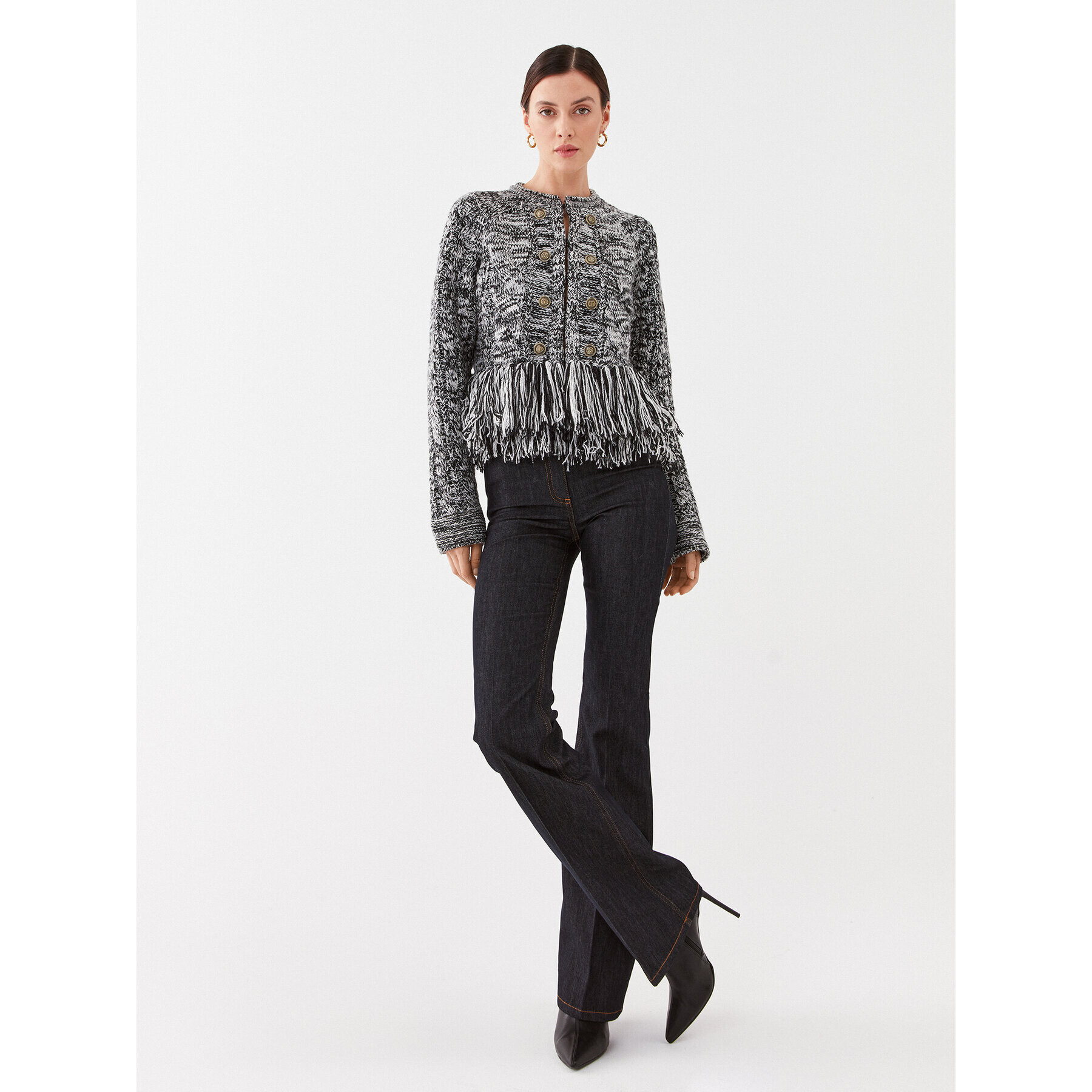 TWINSET Дънки 232TP2391 Тъмносин Regular Fit - Pepit.bg