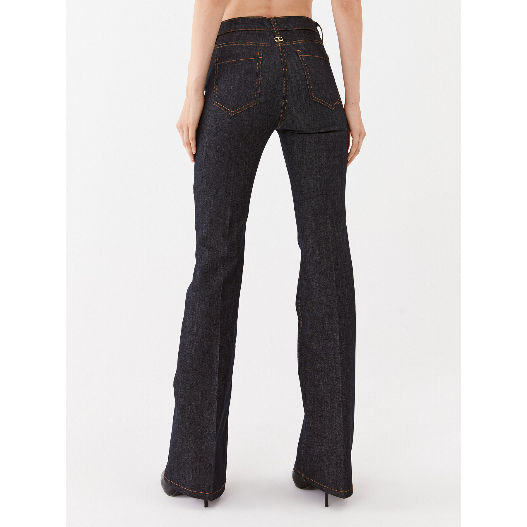 TWINSET Дънки 232TP2391 Тъмносин Regular Fit - Pepit.bg