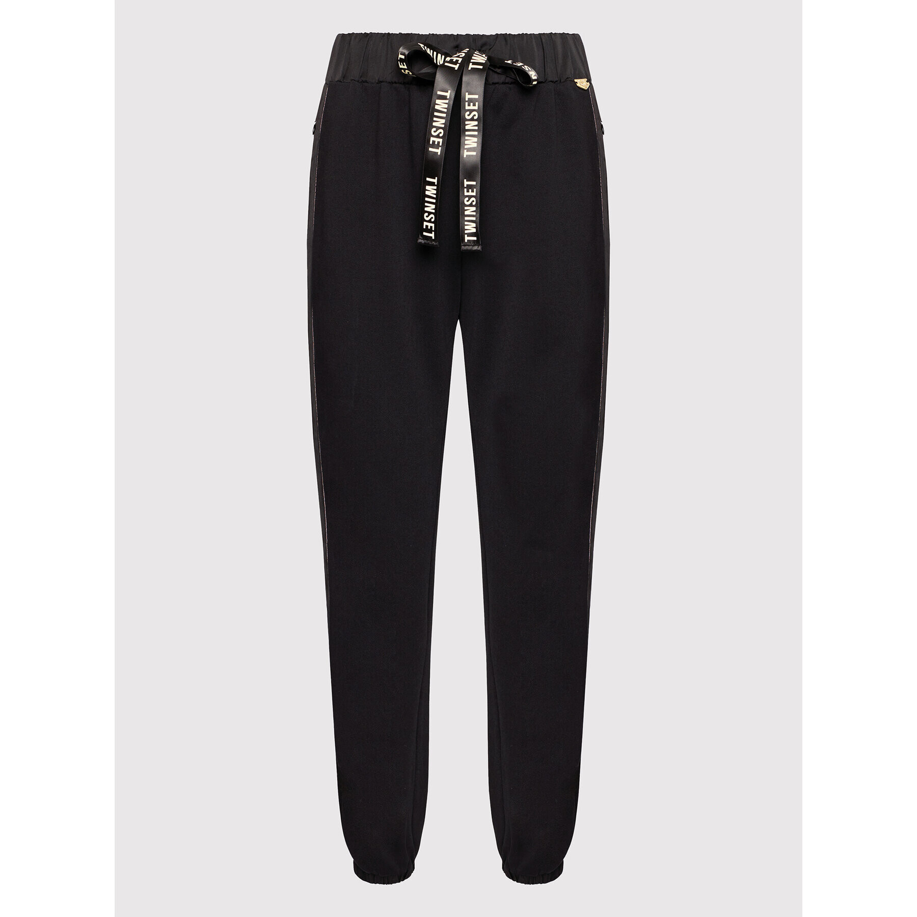 TWINSET Долнище анцуг 212LI2SCC Черен Regular Fit - Pepit.bg