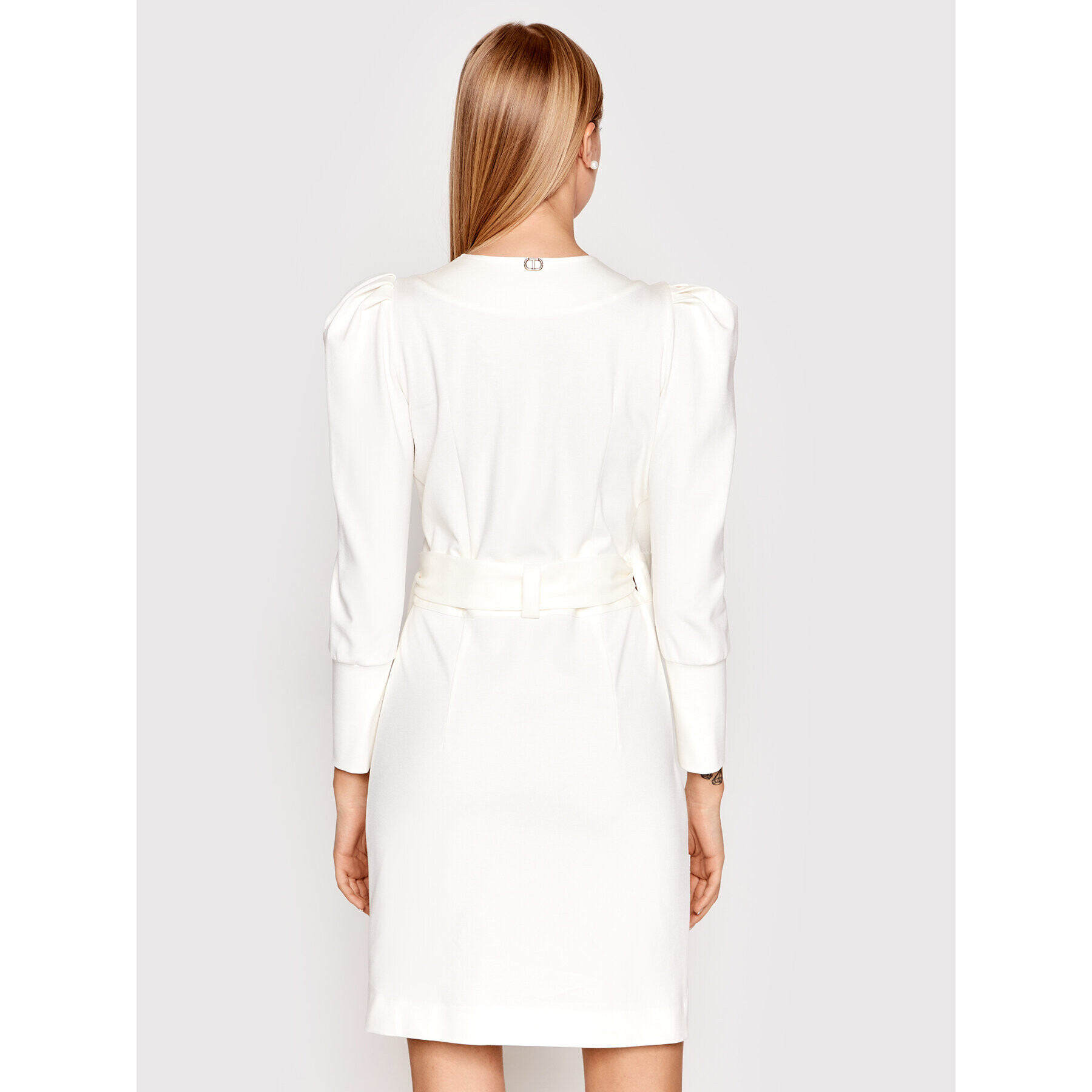 TWINSET Ежедневна рокля 221TP2372 Бял Regular Fit - Pepit.bg