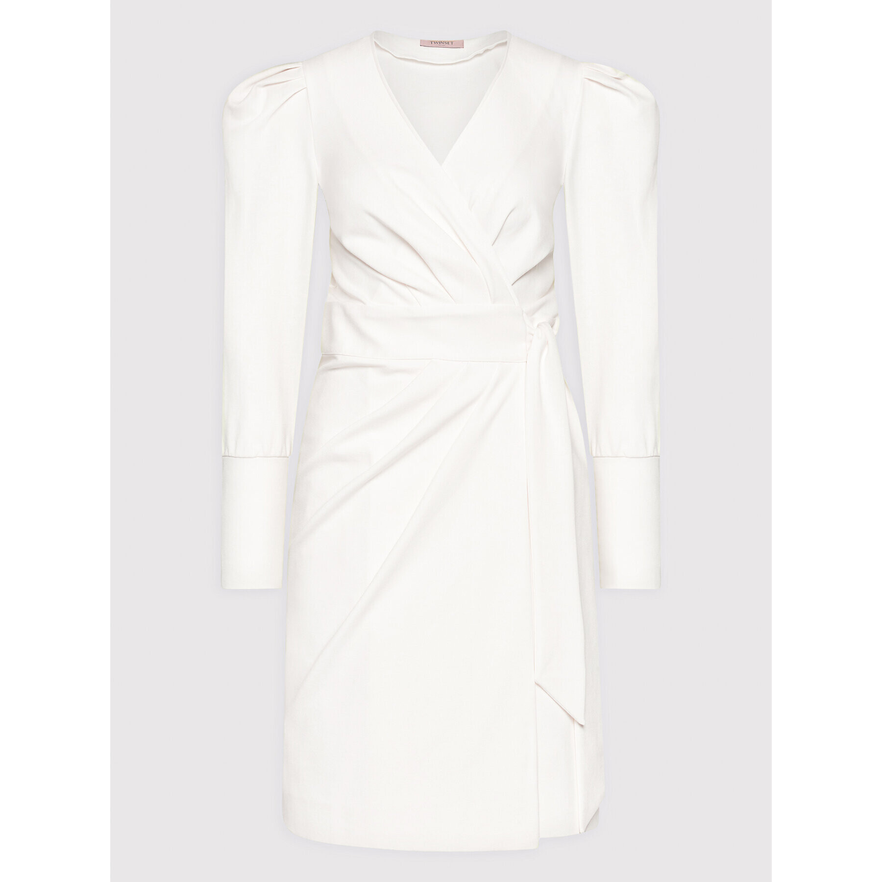 TWINSET Ежедневна рокля 221TP2372 Бял Regular Fit - Pepit.bg