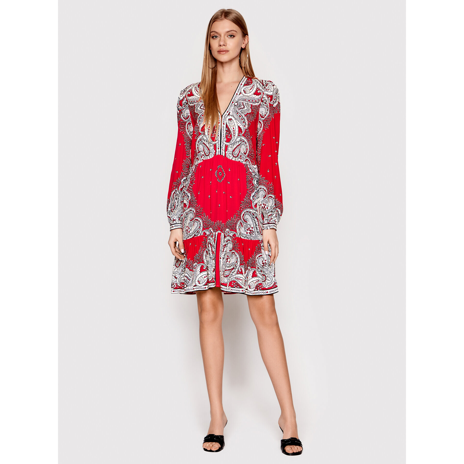 TWINSET Ежедневна рокля 221TP270A Червен Regular Fit - Pepit.bg