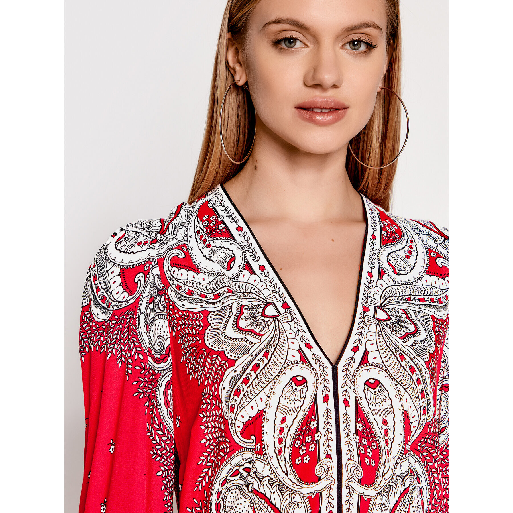 TWINSET Ежедневна рокля 221TP270A Червен Regular Fit - Pepit.bg