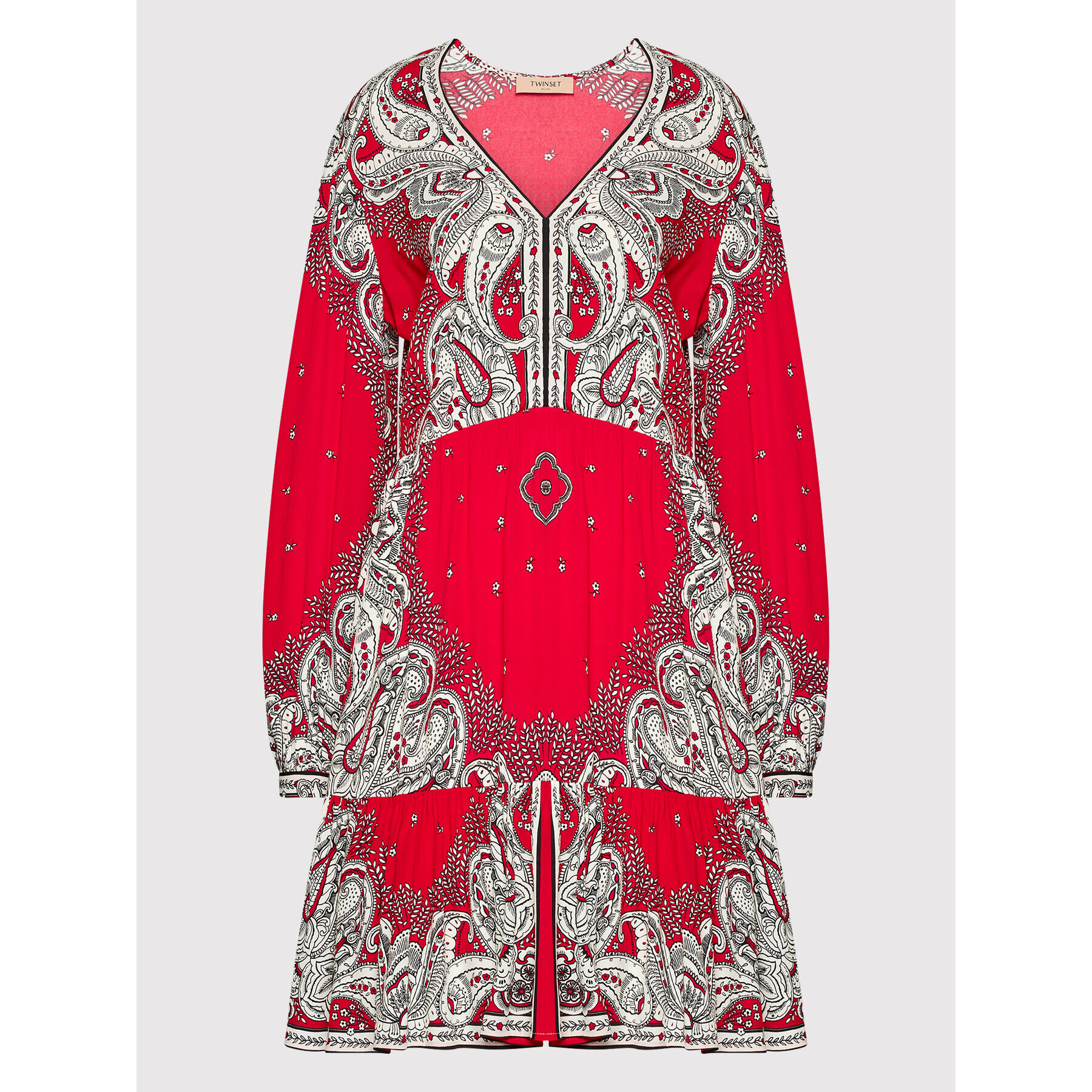TWINSET Ежедневна рокля 221TP270A Червен Regular Fit - Pepit.bg