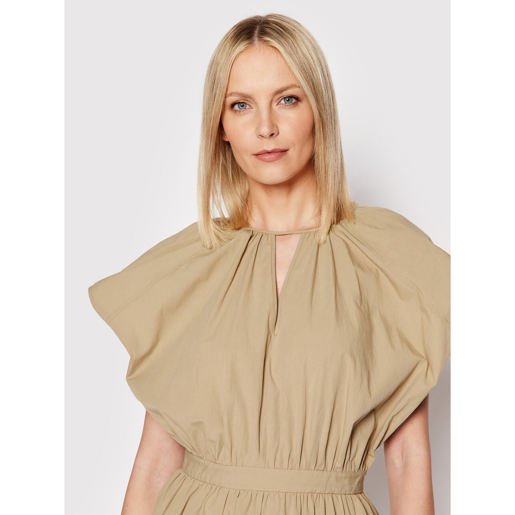TWINSET Ежедневна рокля 221TT2080 Бежов Regular Fit - Pepit.bg