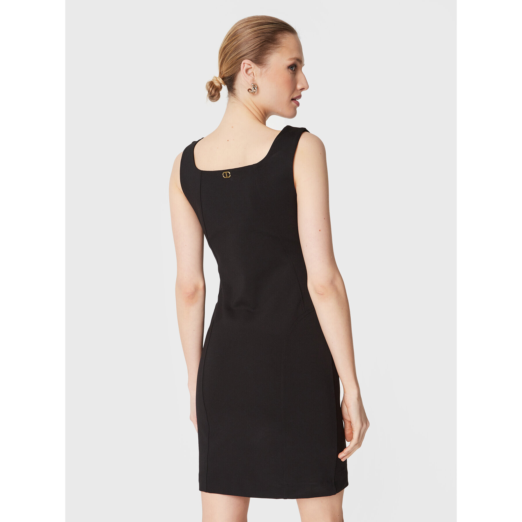 TWINSET Ежедневна рокля 231TP2122 Черен Slim Fit - Pepit.bg