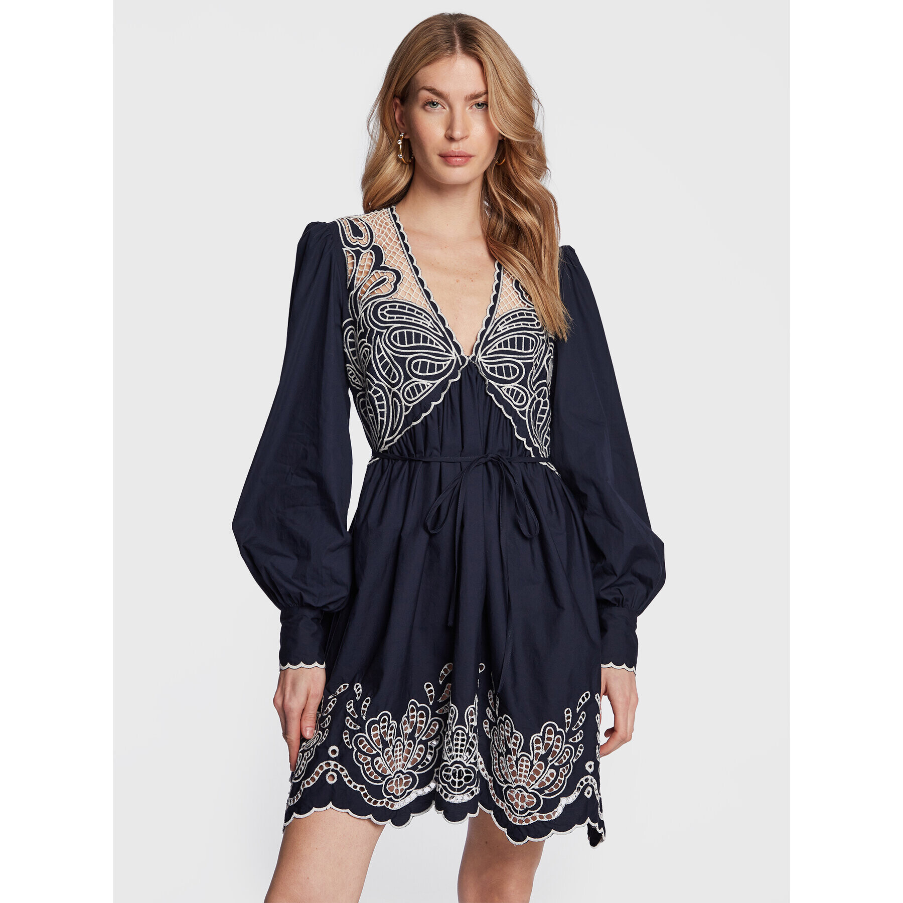 TWINSET Ежедневна рокля 231TP2482 Тъмносин Regular Fit - Pepit.bg