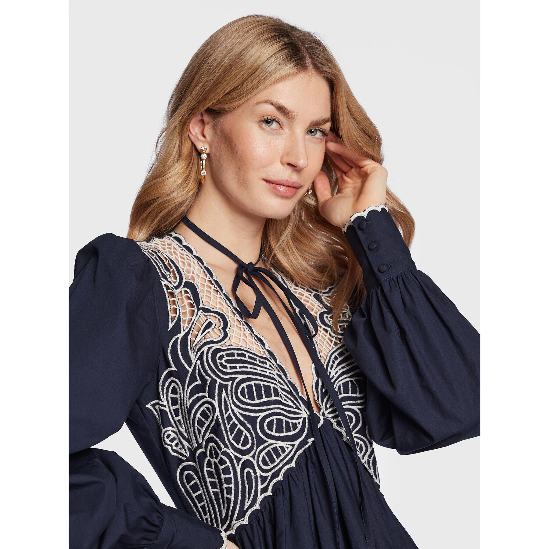 TWINSET Ежедневна рокля 231TP2482 Тъмносин Regular Fit - Pepit.bg