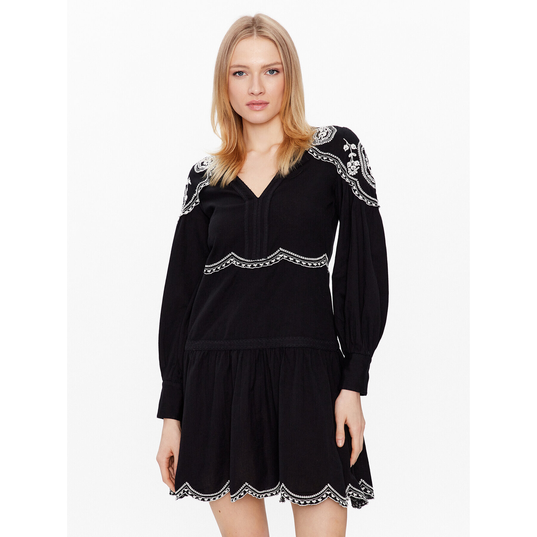 TWINSET Ежедневна рокля 231TP2490 Черен Regular Fit - Pepit.bg