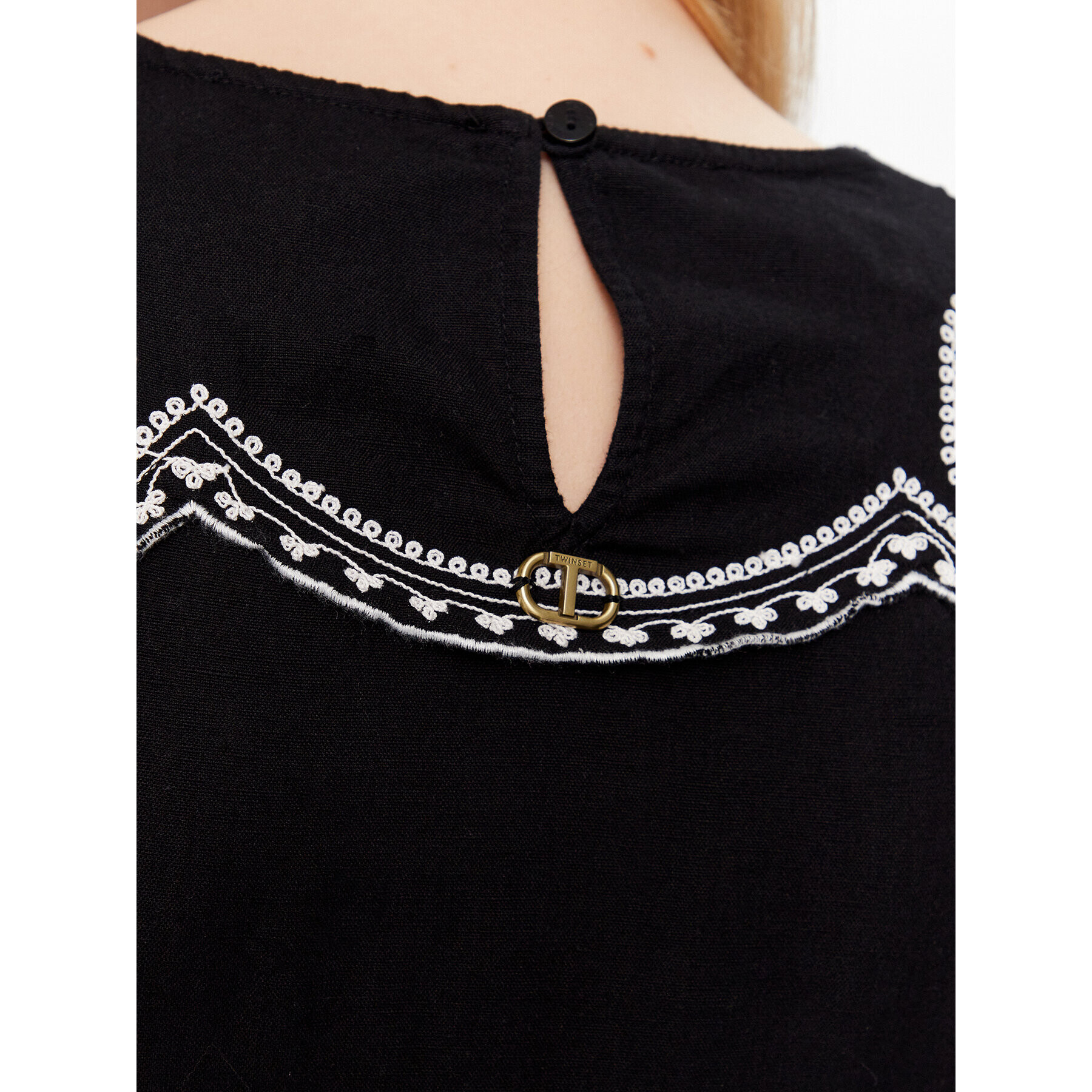 TWINSET Ежедневна рокля 231TP2490 Черен Regular Fit - Pepit.bg