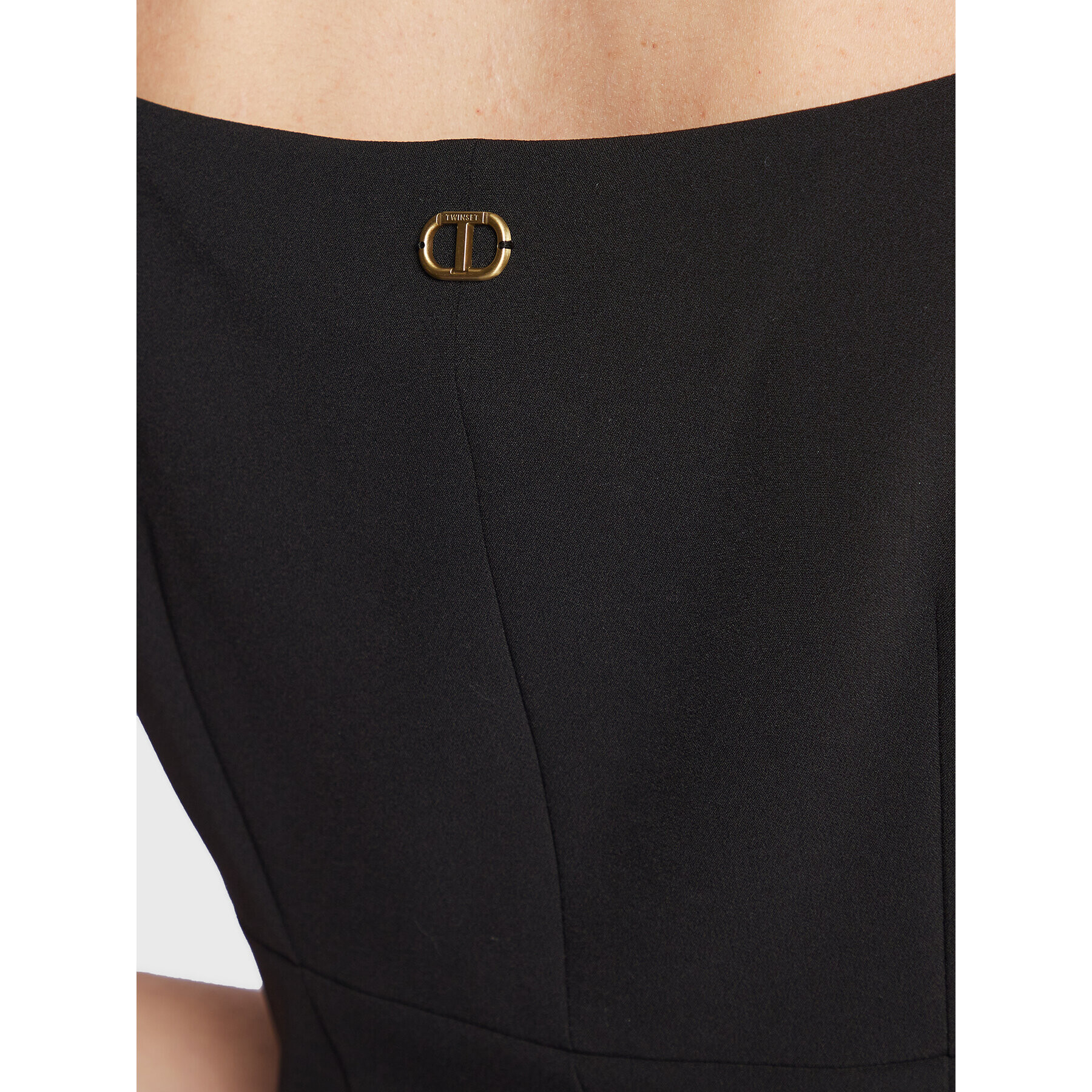 TWINSET Ежедневна рокля 231TP2771 Черен Regular Fit - Pepit.bg