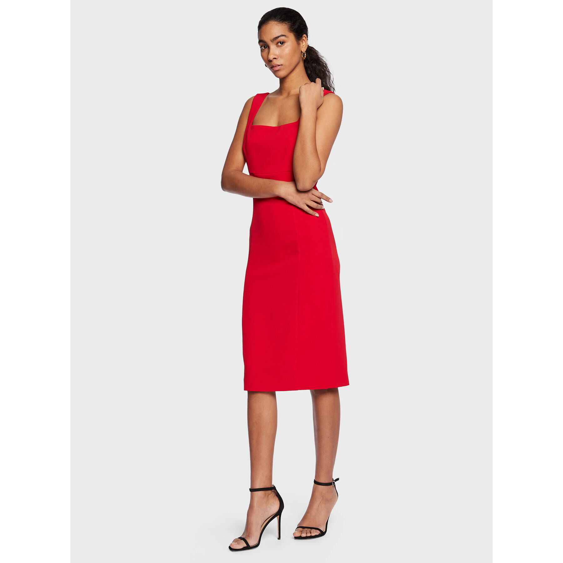 TWINSET Ежедневна рокля 231TP2771 Червен Regular Fit - Pepit.bg