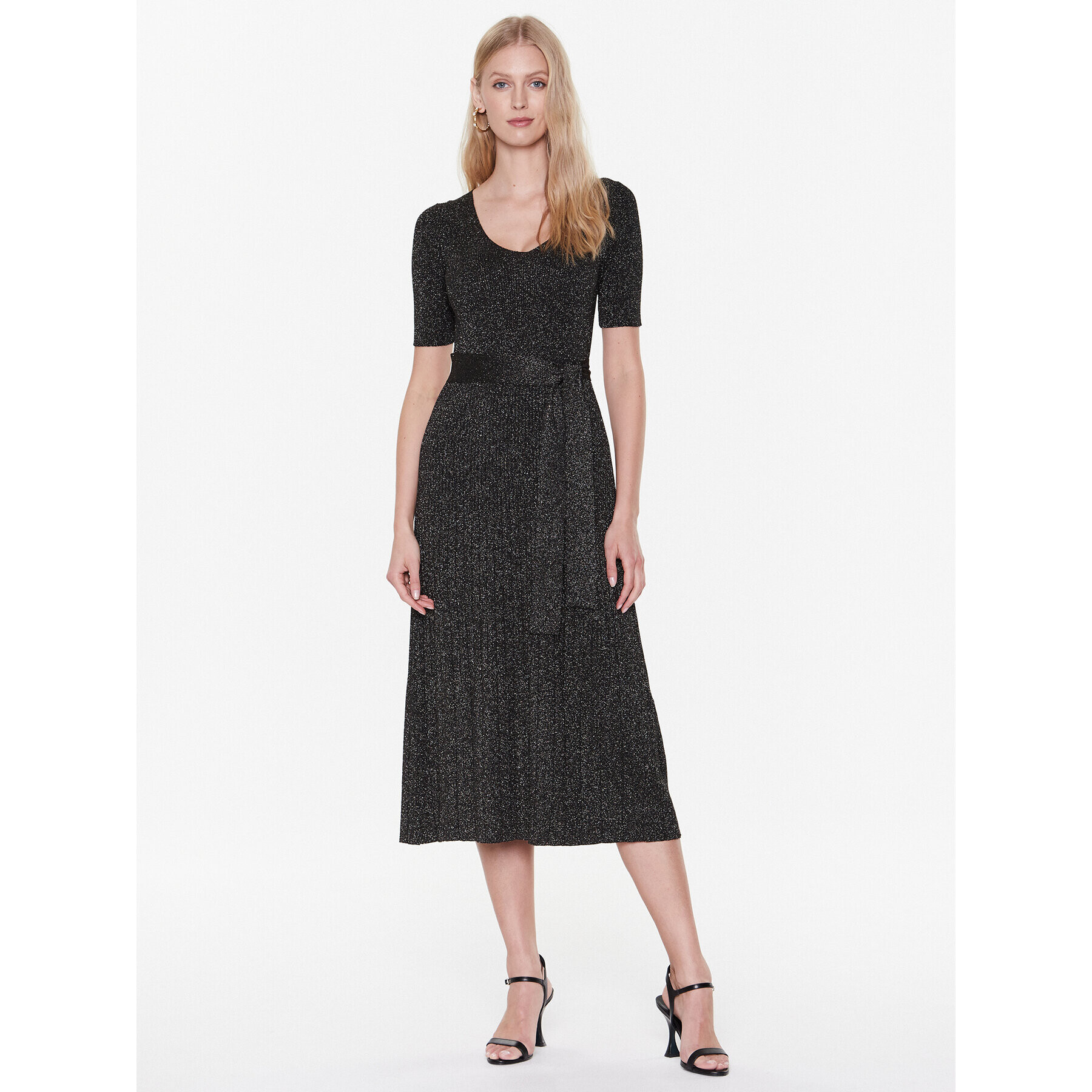 TWINSET Ежедневна рокля 231TP320A Черен Regular Fit - Pepit.bg