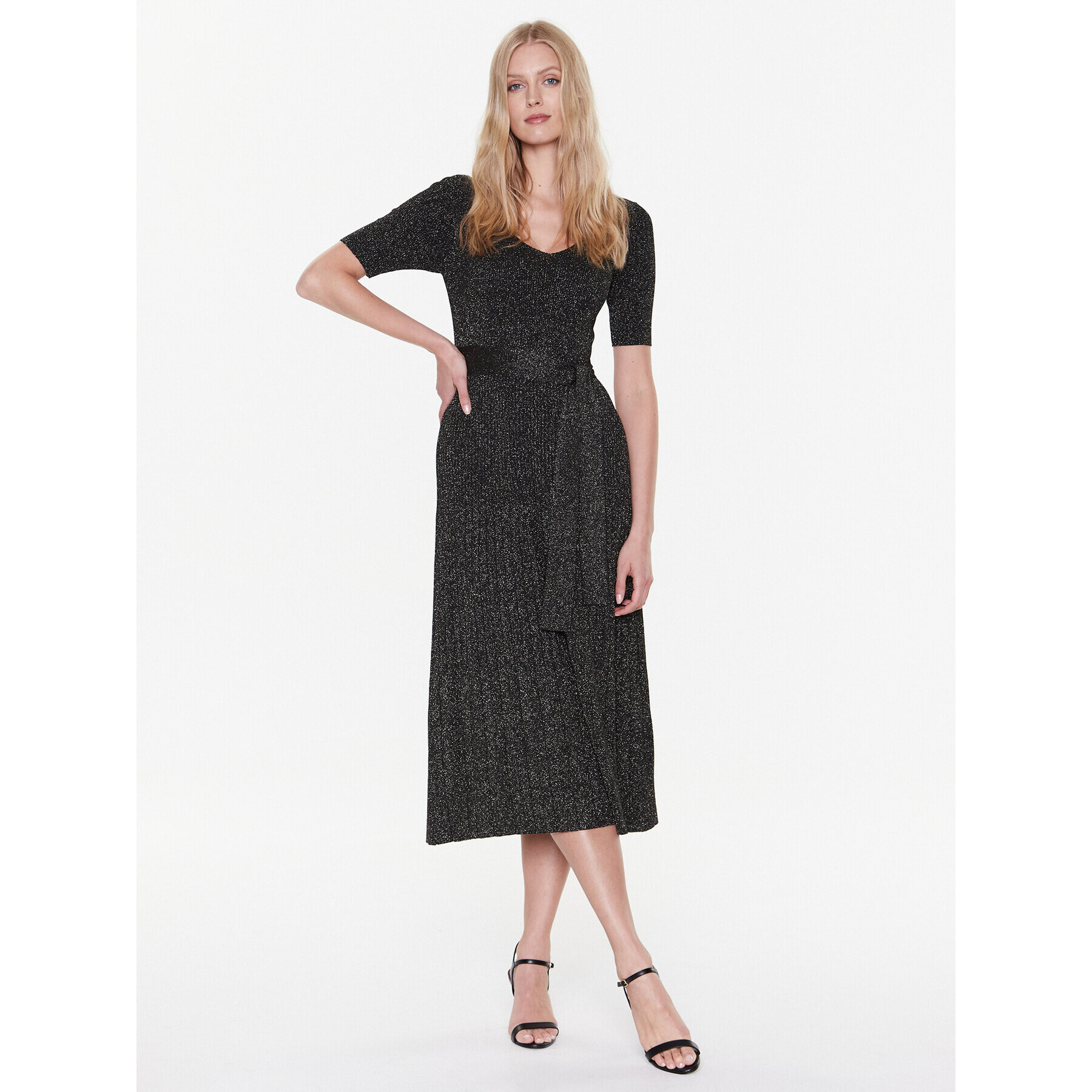 TWINSET Ежедневна рокля 231TP320A Черен Regular Fit - Pepit.bg