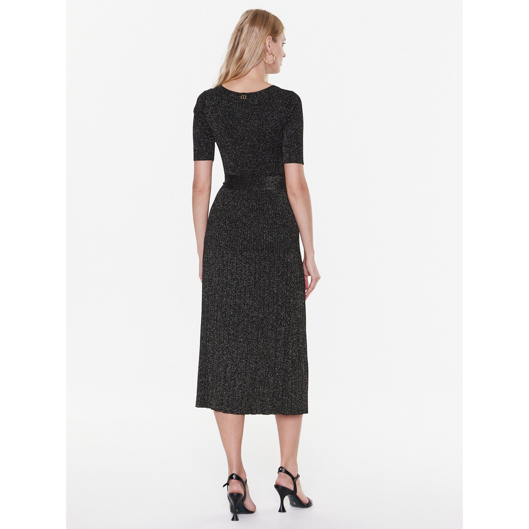 TWINSET Ежедневна рокля 231TP320A Черен Regular Fit - Pepit.bg