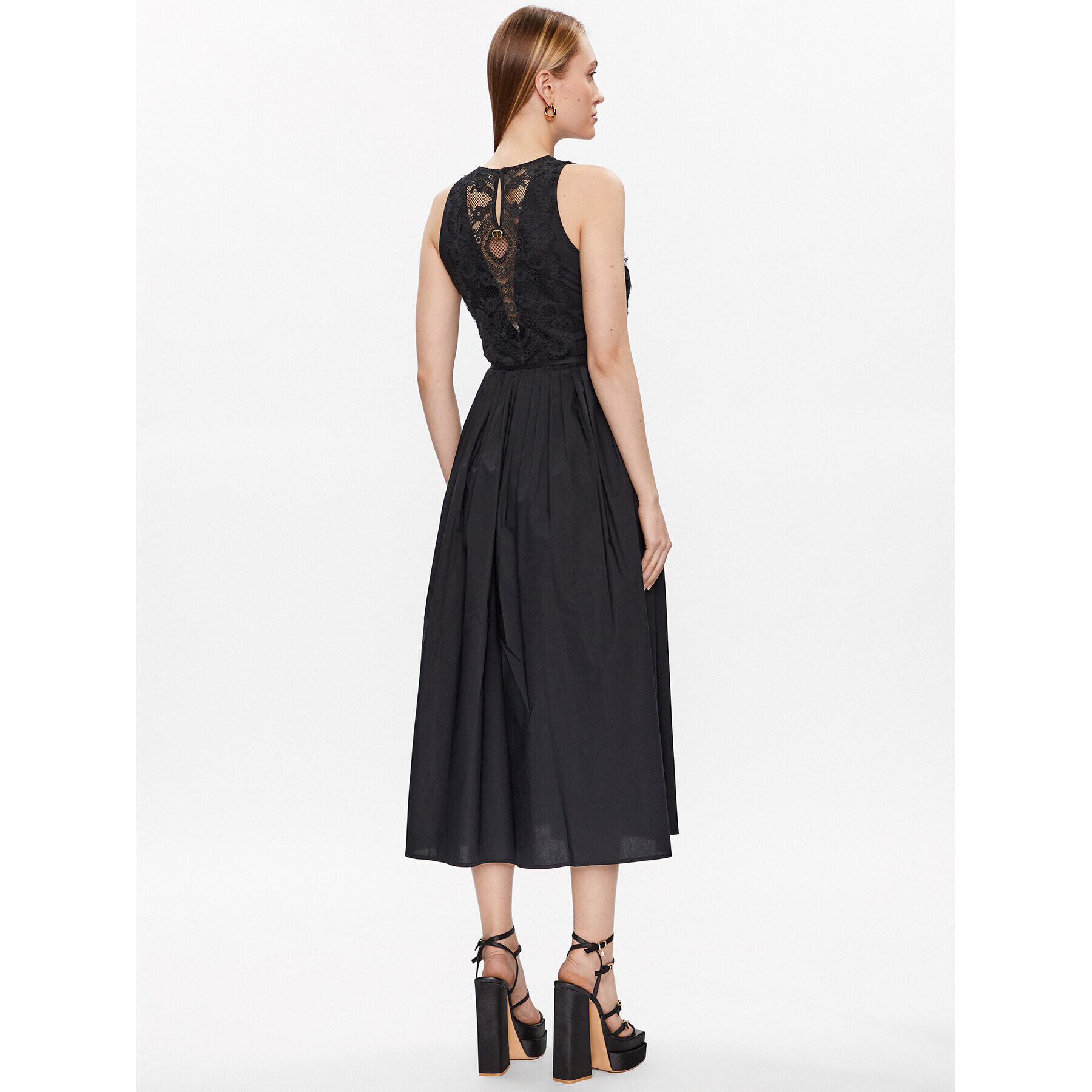TWINSET Ежедневна рокля 231TT2080 Черен Regular Fit - Pepit.bg