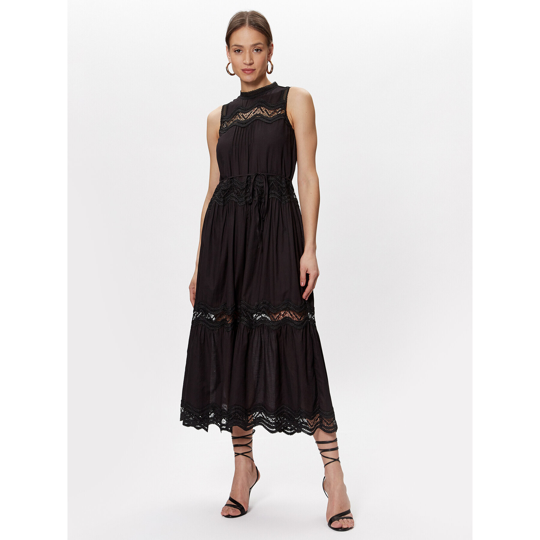 TWINSET Ежедневна рокля 231TT2290 Черен Regular Fit - Pepit.bg