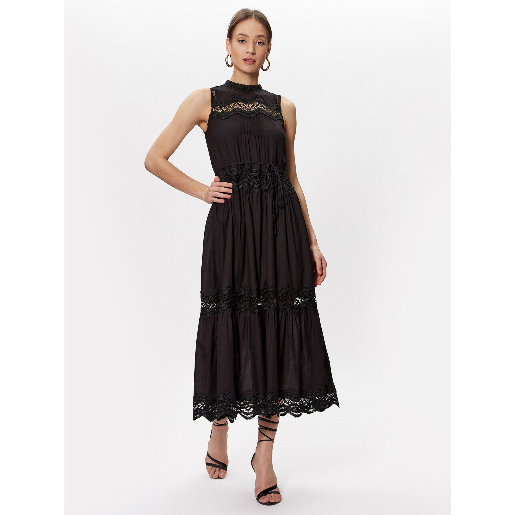 TWINSET Ежедневна рокля 231TT2290 Черен Regular Fit - Pepit.bg